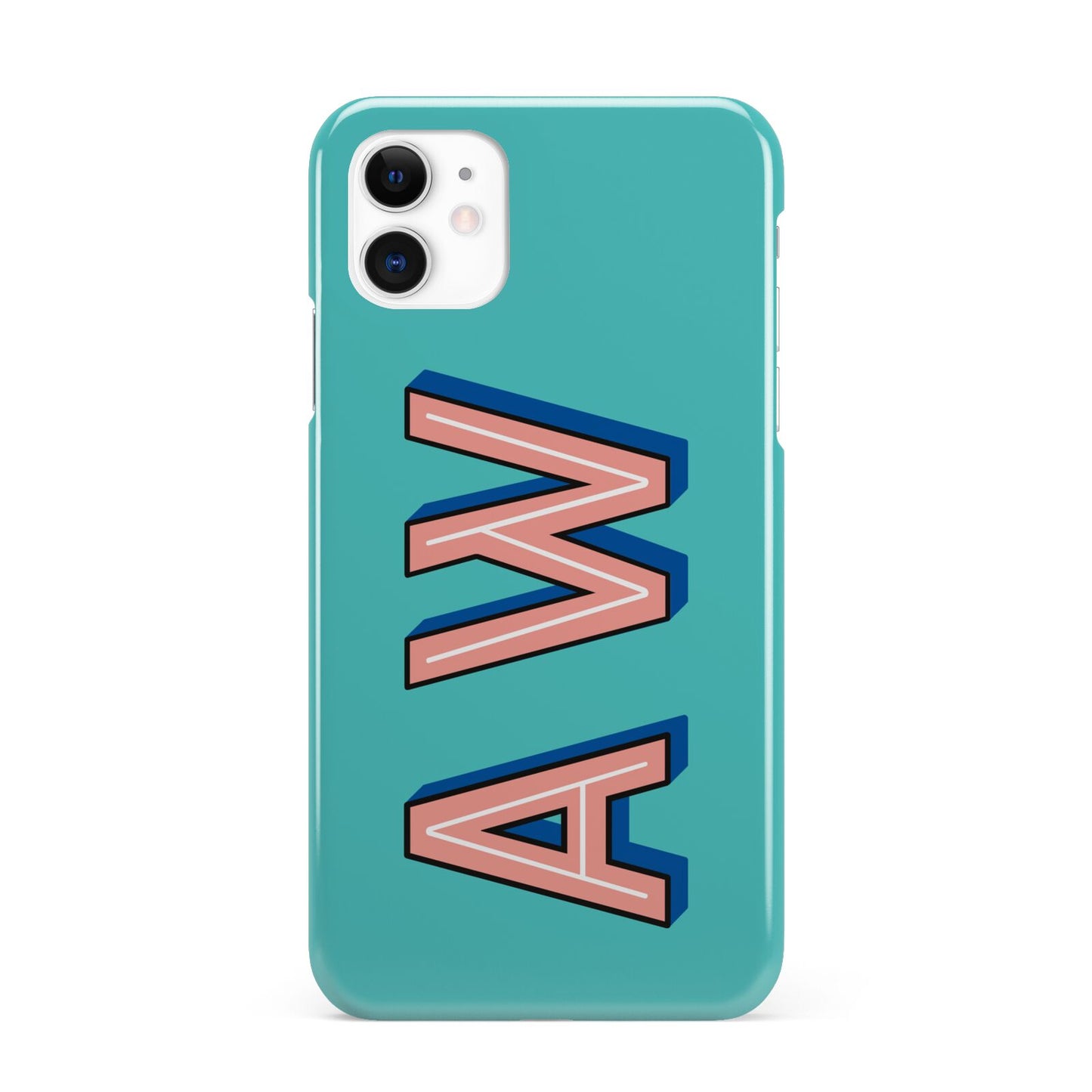 Custom Text iPhone 11 3D Snap Case