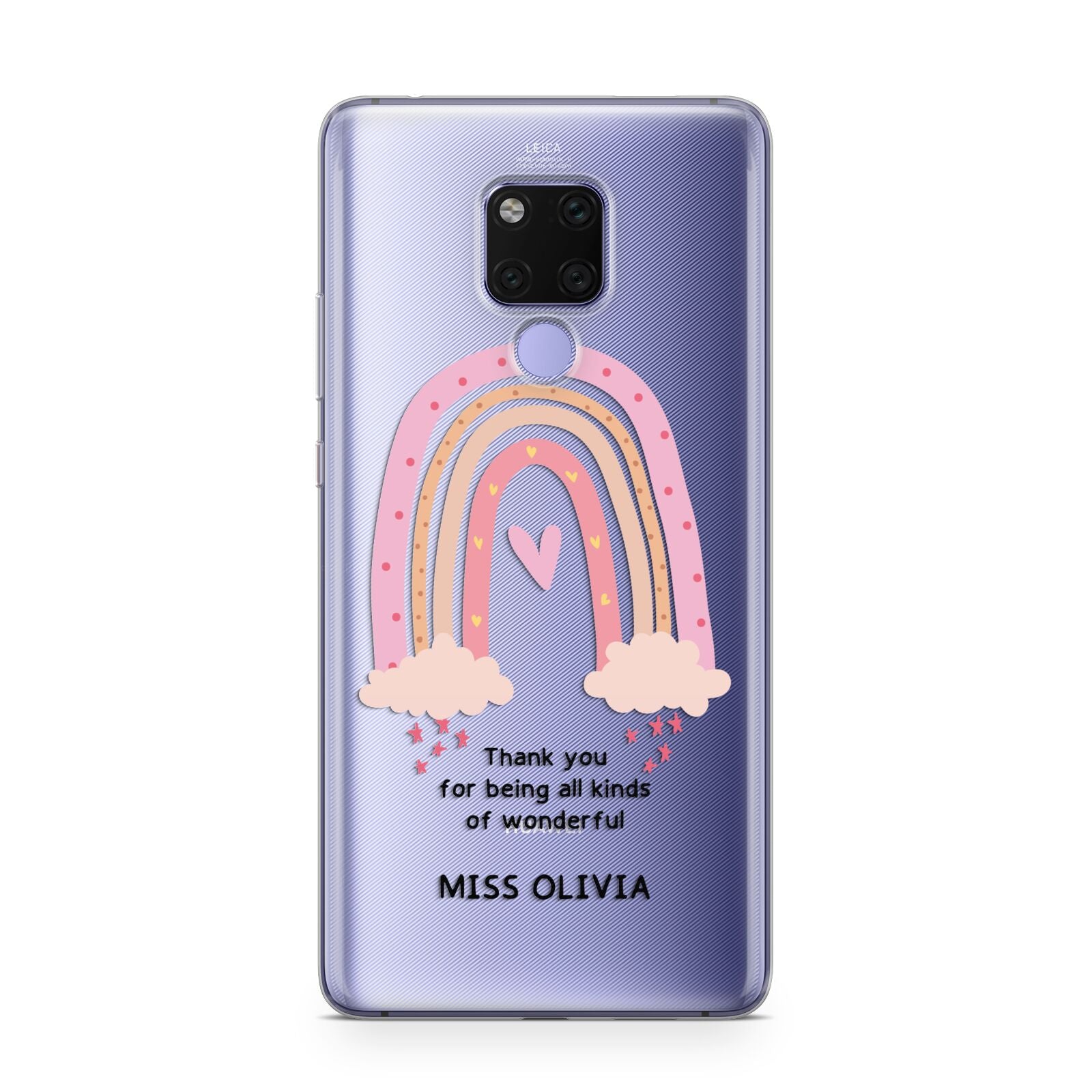 Custom Thank You Teacher Huawei Mate 20X Phone Case