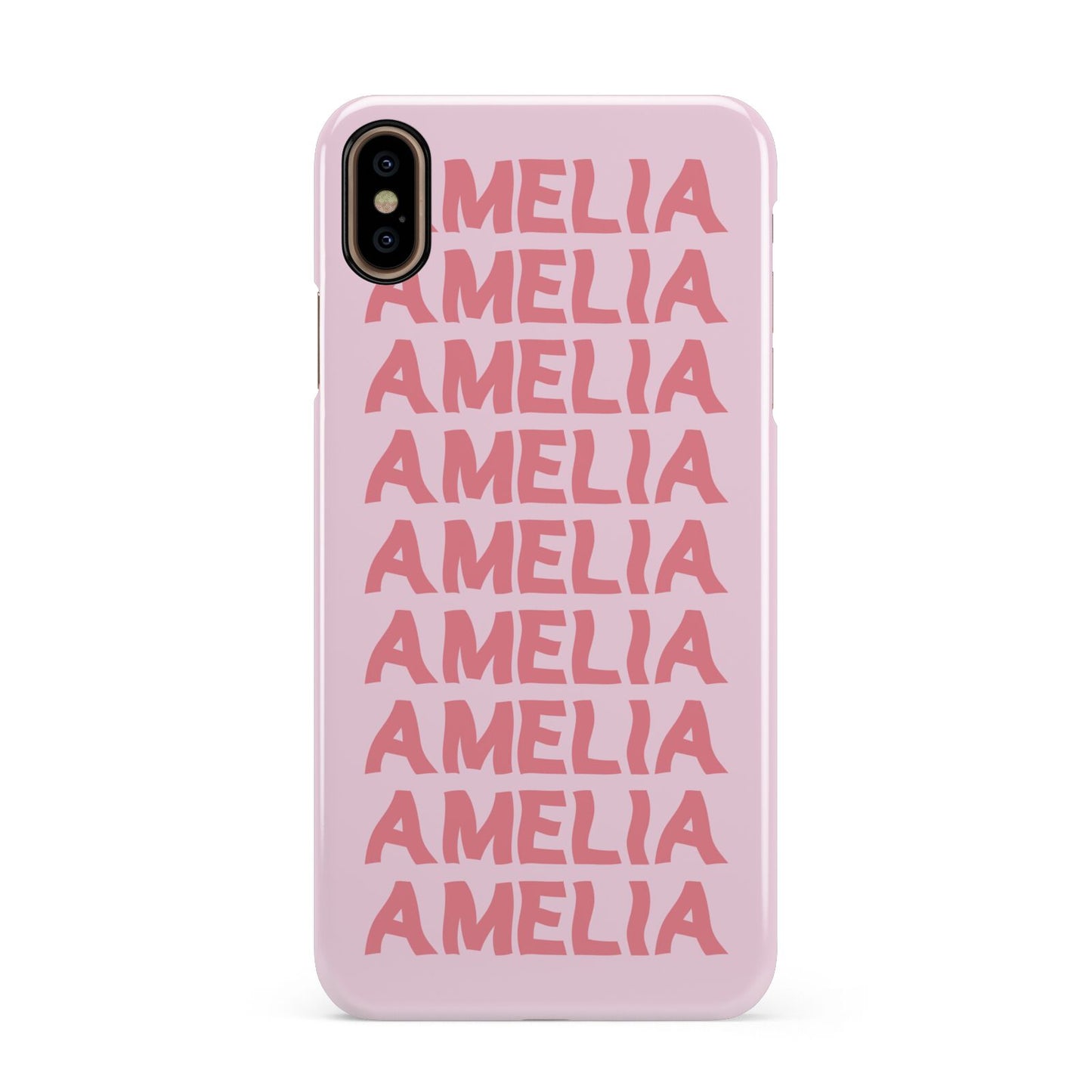 Custom Trippy Name Apple iPhone Xs Max 3D Snap Case