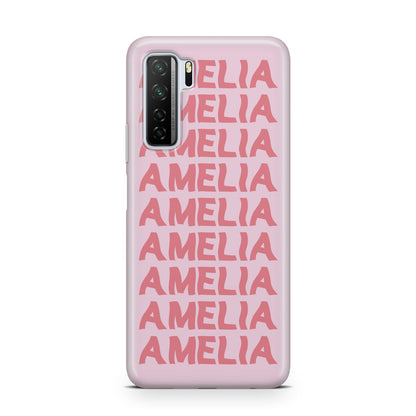 Custom Trippy Name Huawei P40 Lite 5G Phone Case