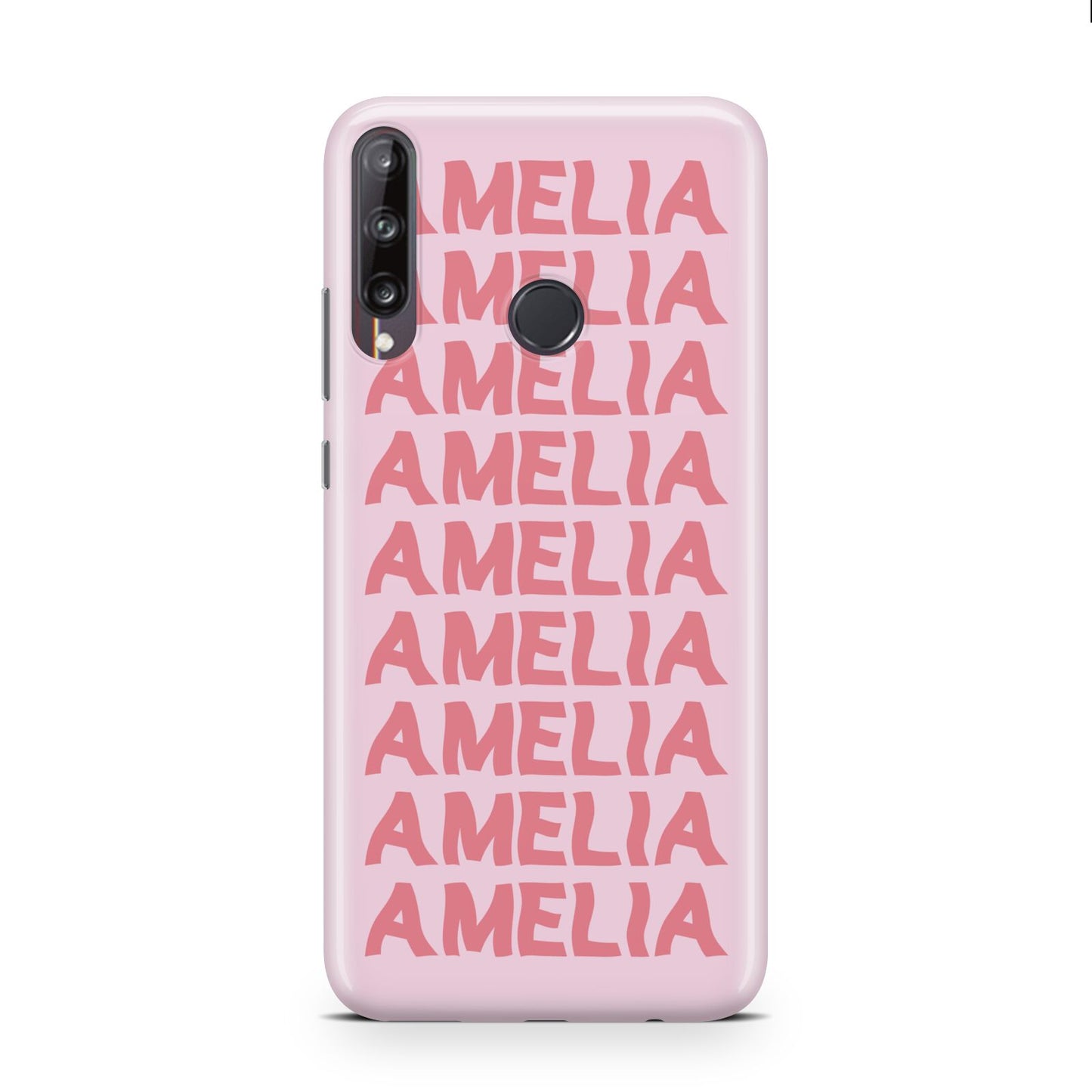 Custom Trippy Name Huawei P40 Lite E Phone Case