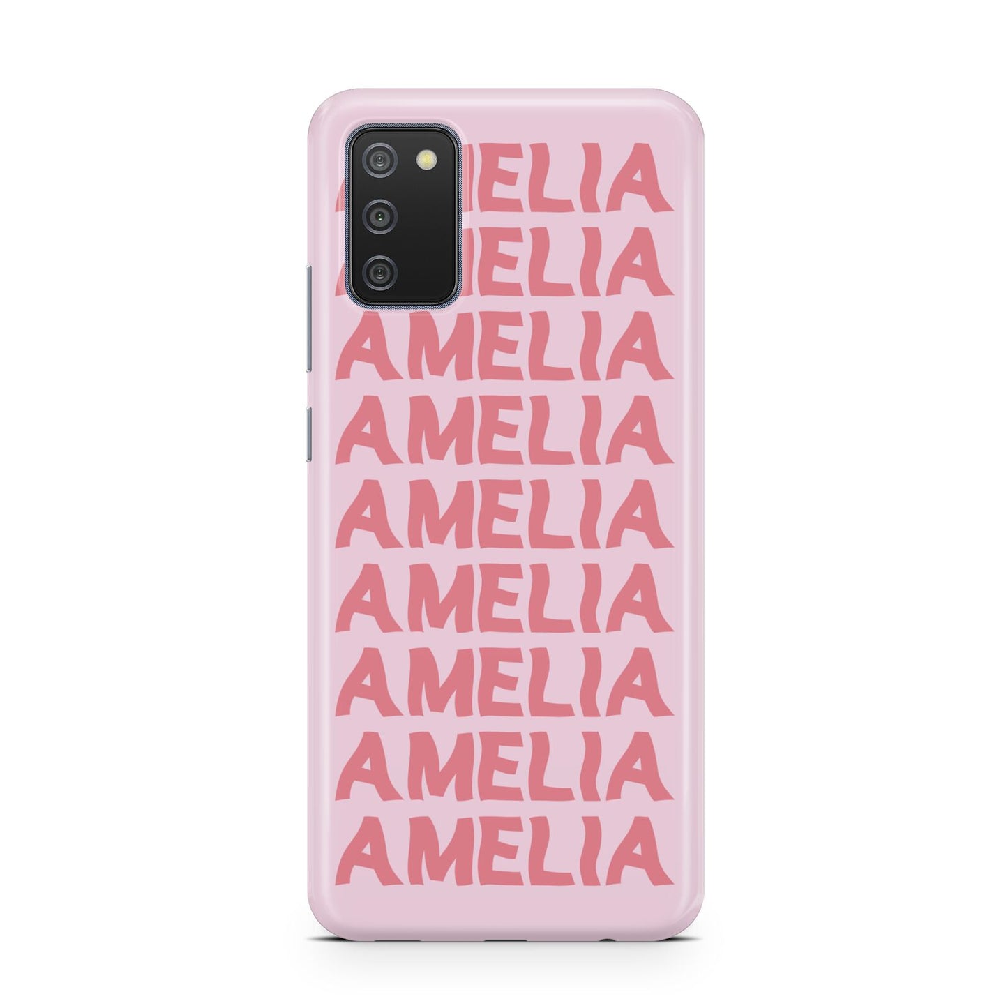 Custom Trippy Name Samsung A02s Case