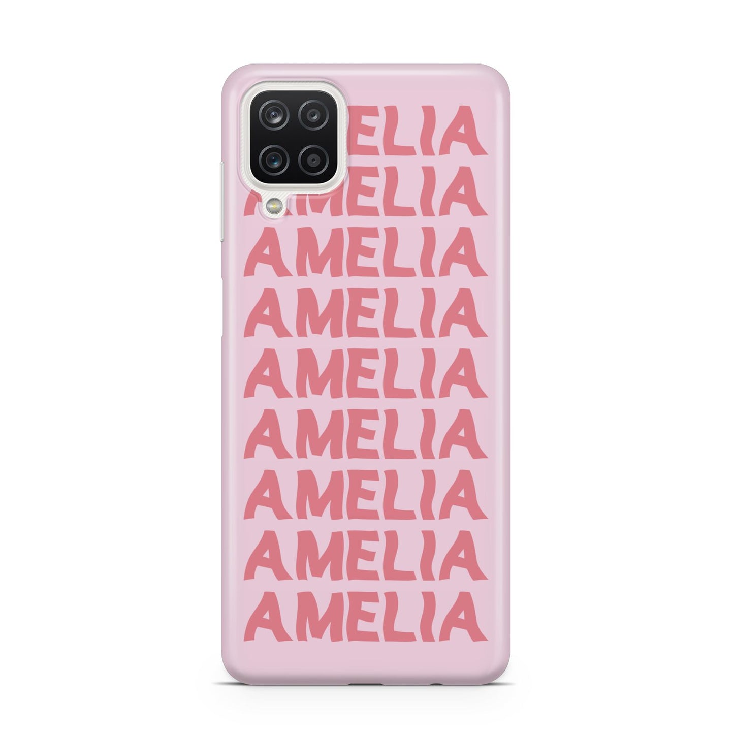 Custom Trippy Name Samsung A12 Case