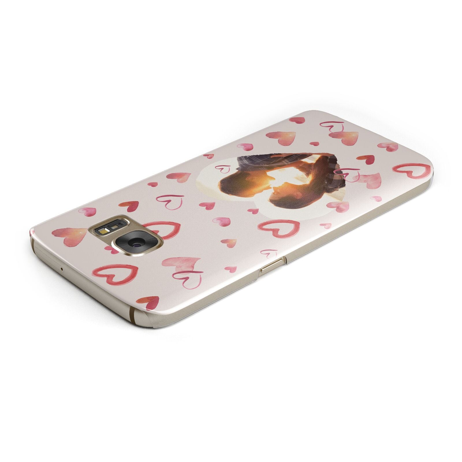 Custom Valentines Day Photo Samsung Galaxy Case Top Cutout