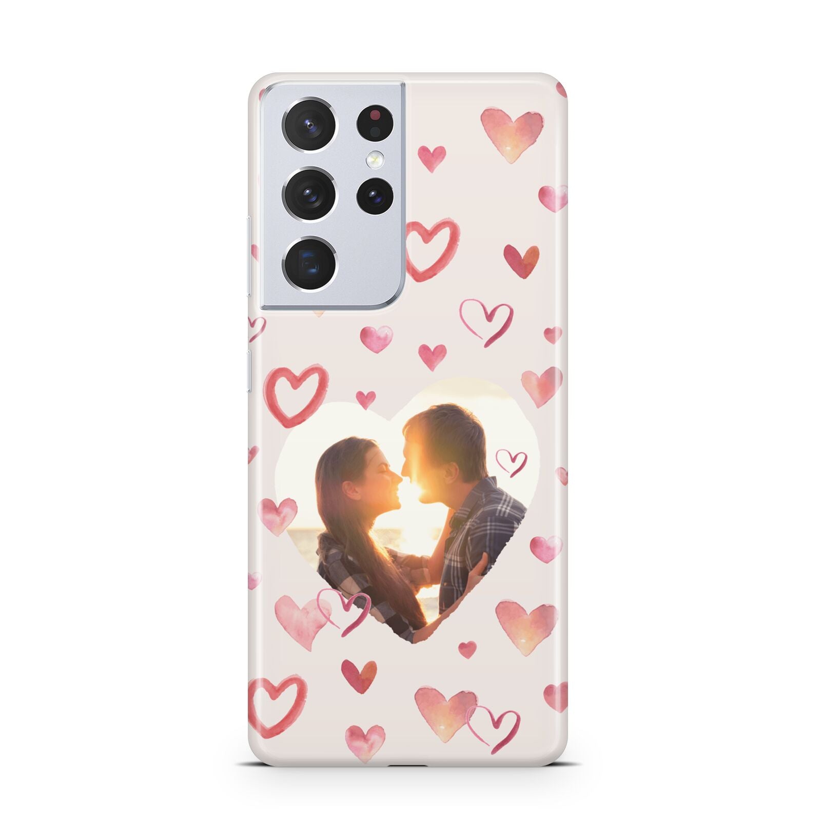 Custom Valentines Day Photo Samsung S21 Ultra Case