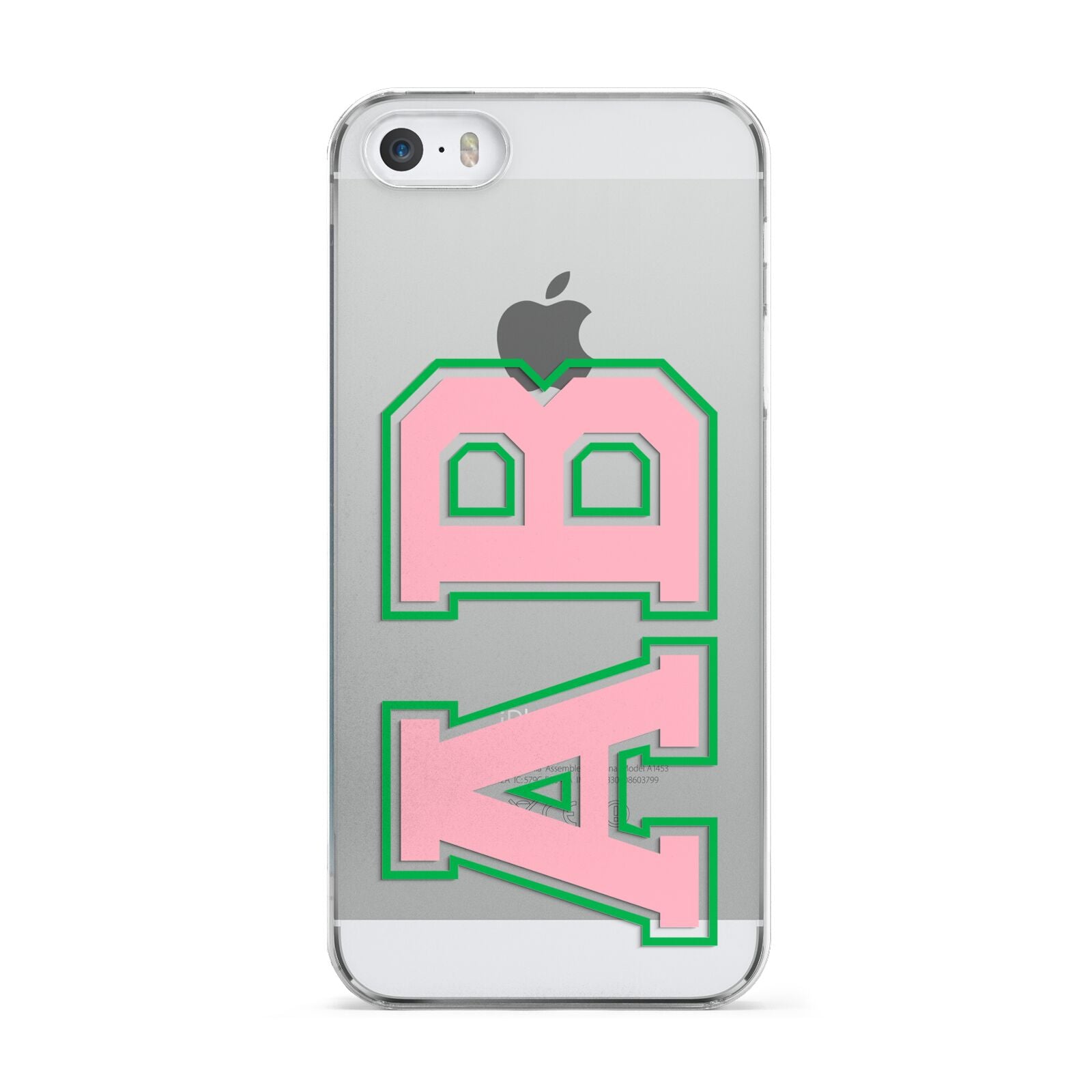 Custom Varsity Text Apple iPhone 5 Case