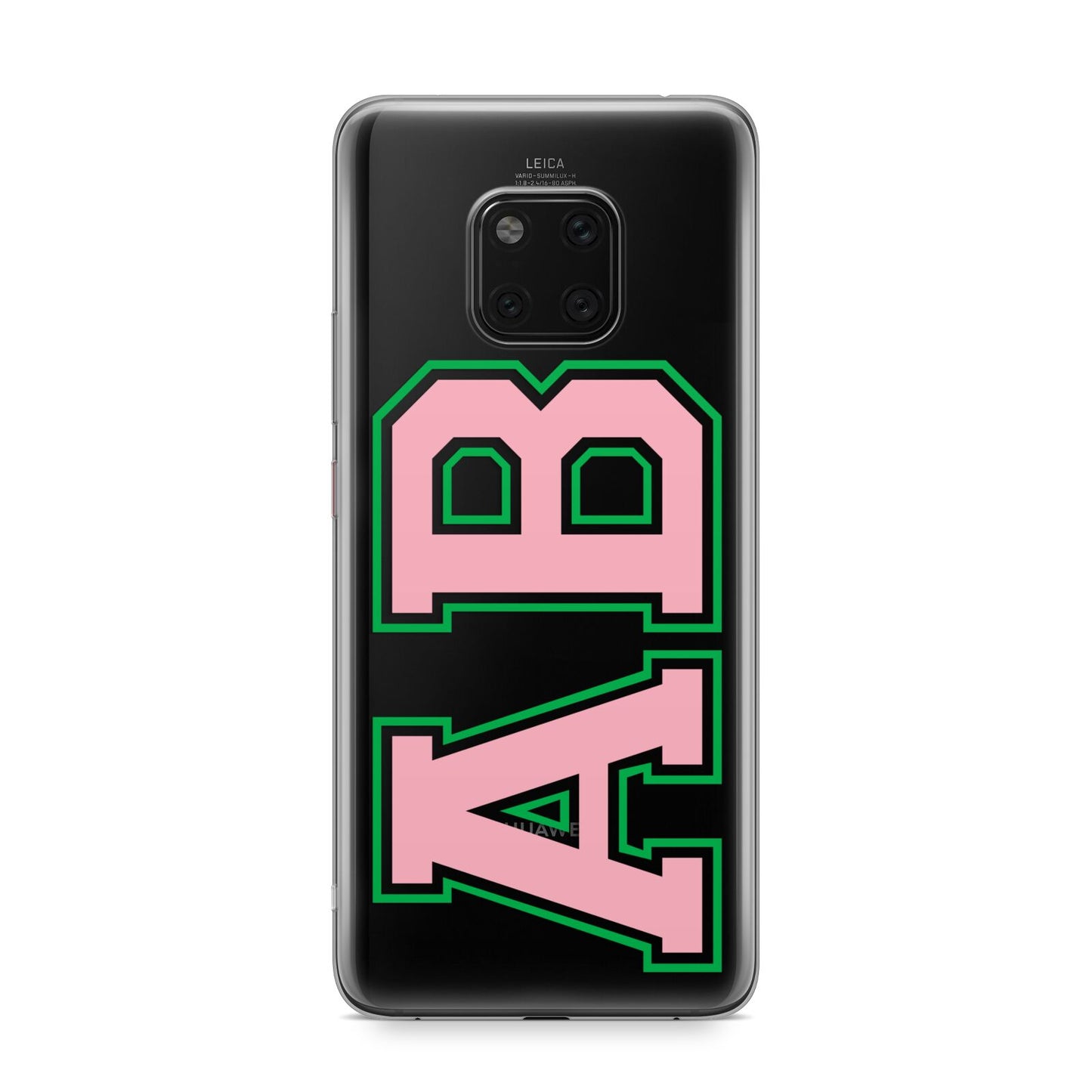 Custom Varsity Text Huawei Mate 20 Pro Phone Case