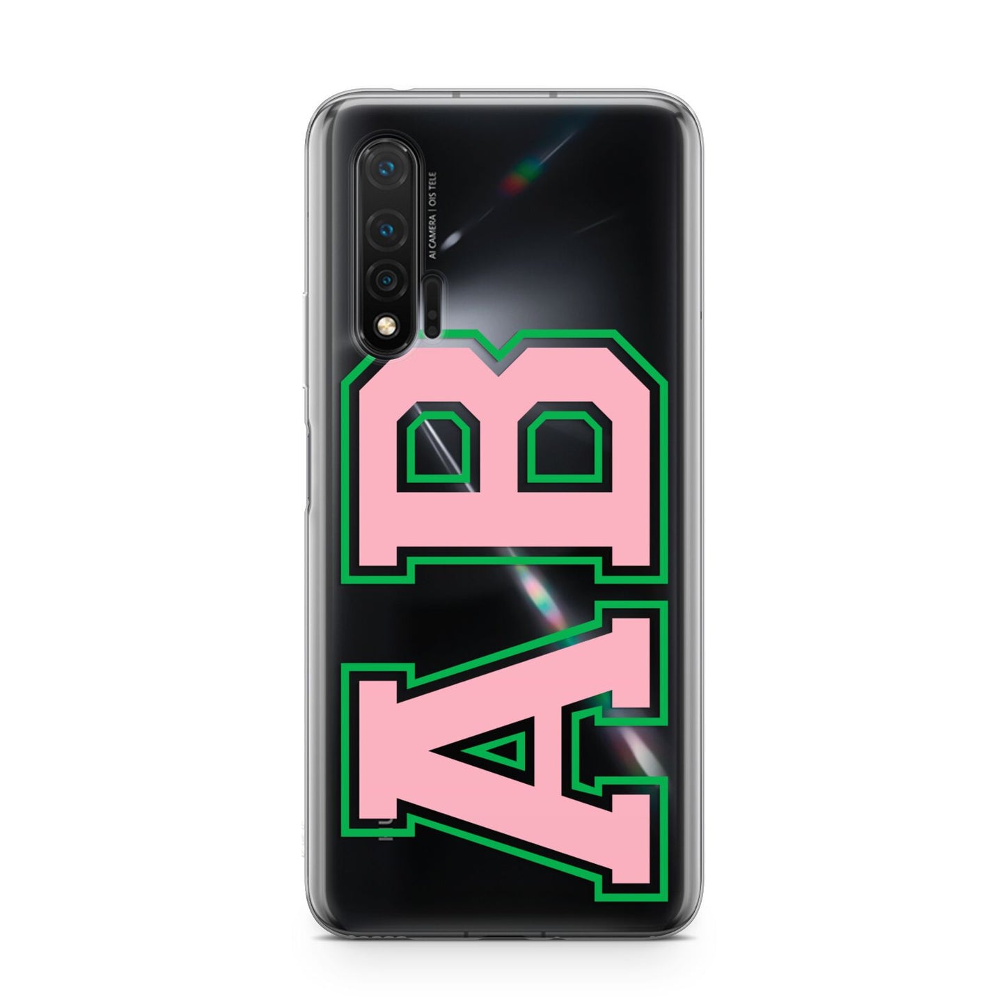 Custom Varsity Text Huawei Nova 6 Phone Case