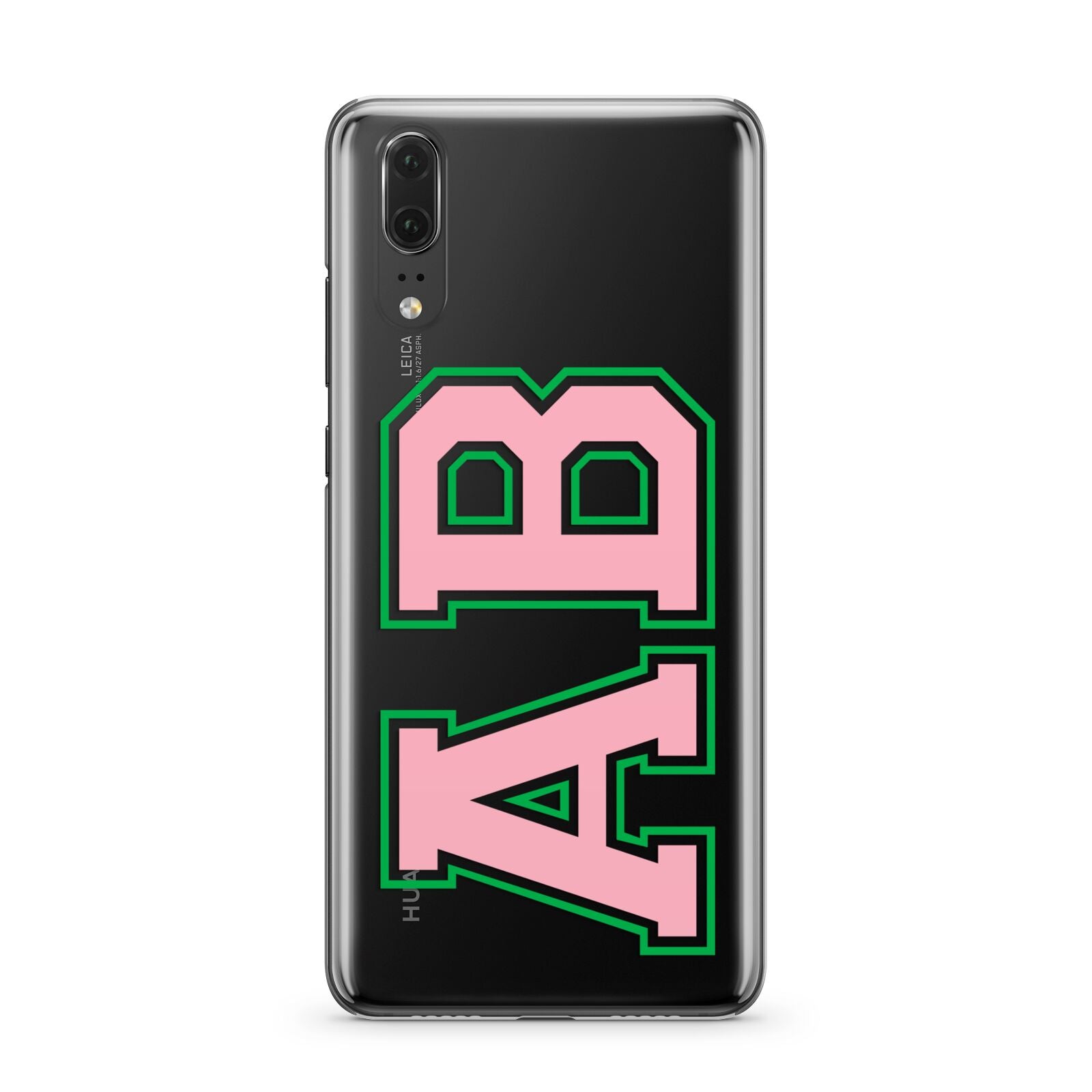 Custom Varsity Text Huawei P20 Phone Case