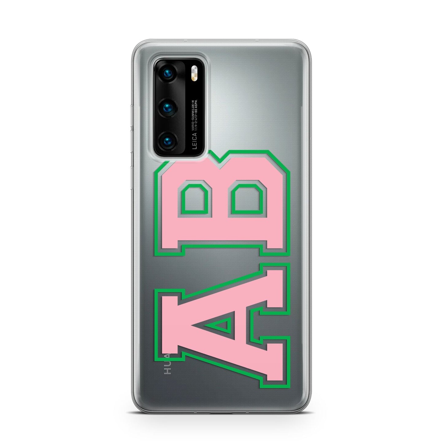 Custom Varsity Text Huawei P40 Phone Case