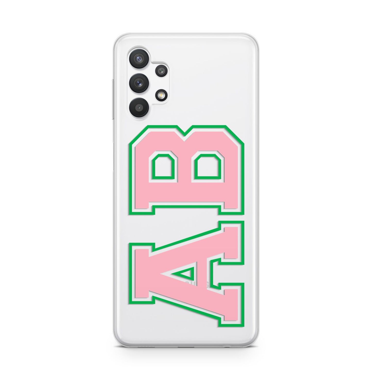 Custom Varsity Text Samsung A32 5G Case