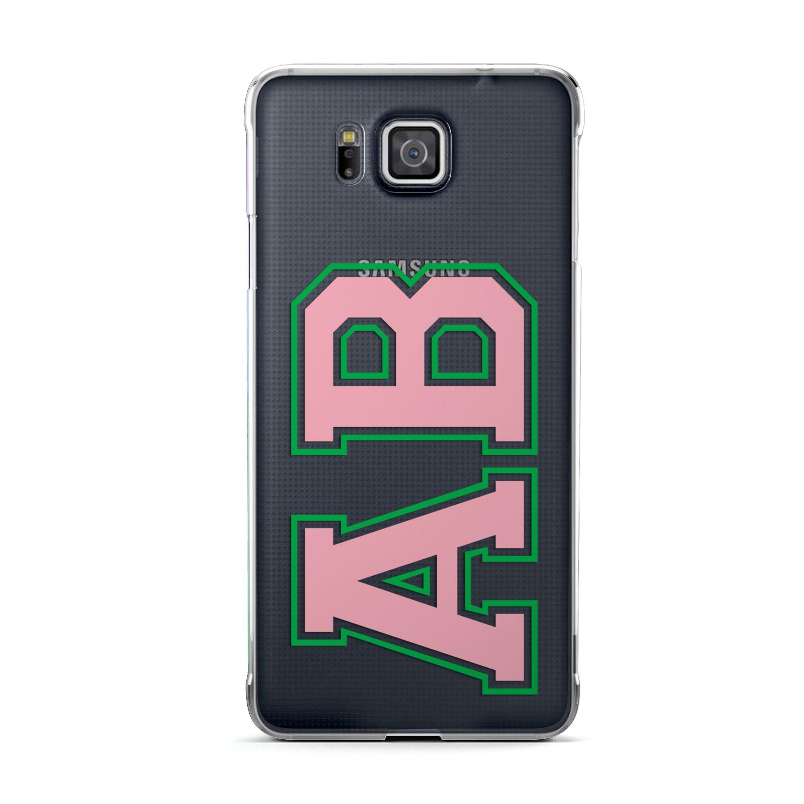 Custom Varsity Text Samsung Galaxy Alpha Case