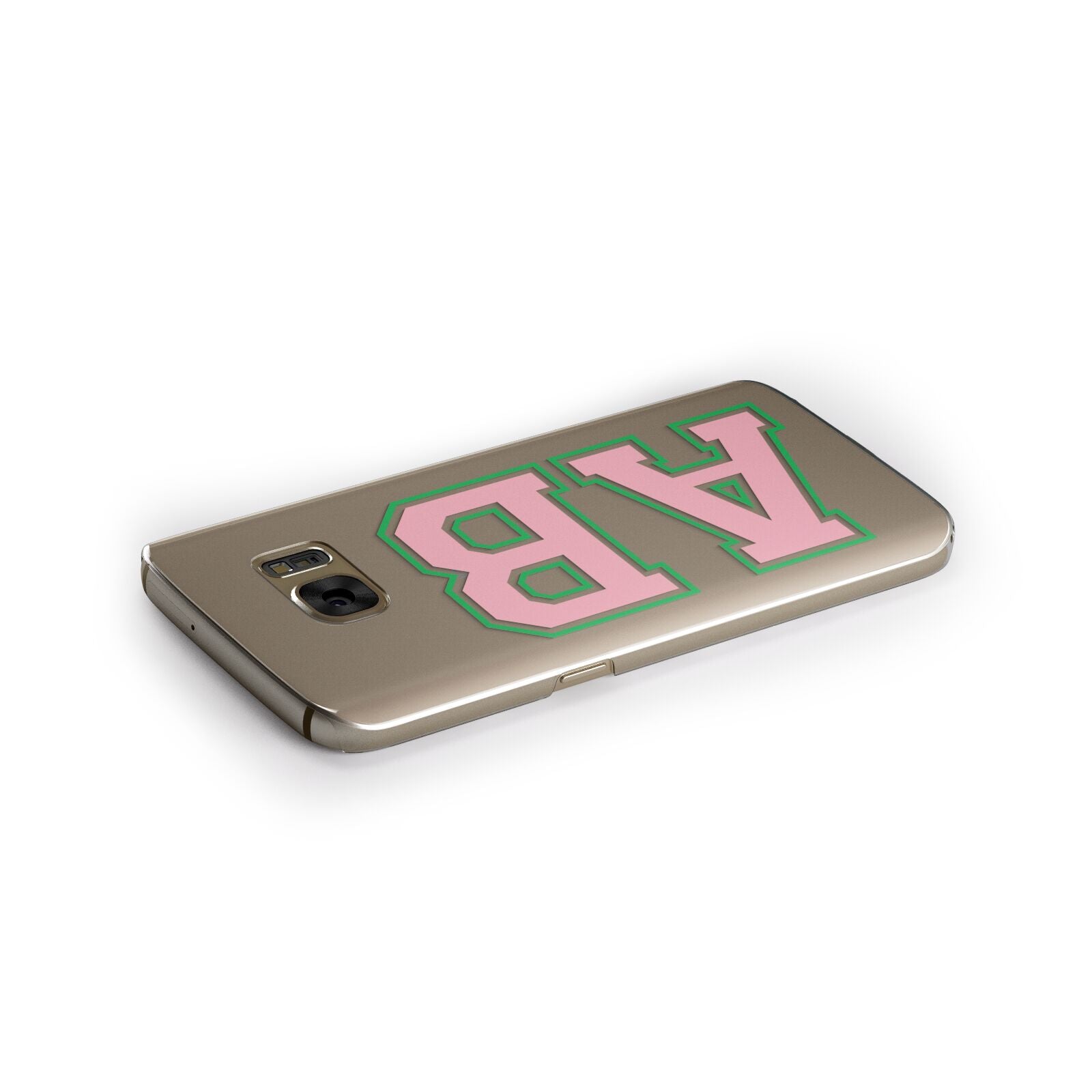 Custom Varsity Text Samsung Galaxy Case Side Close Up