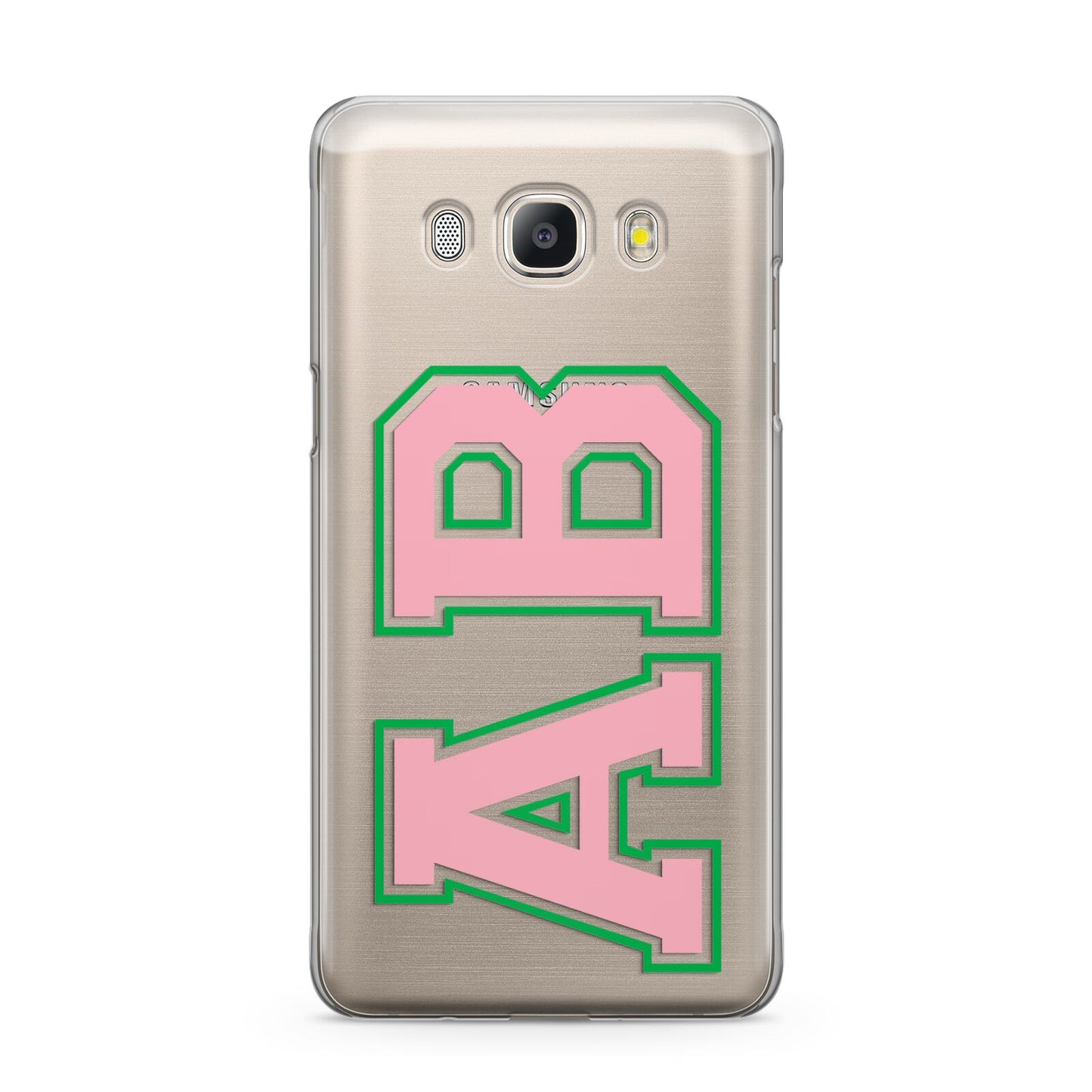 Custom Varsity Text Samsung Galaxy J5 2016 Case