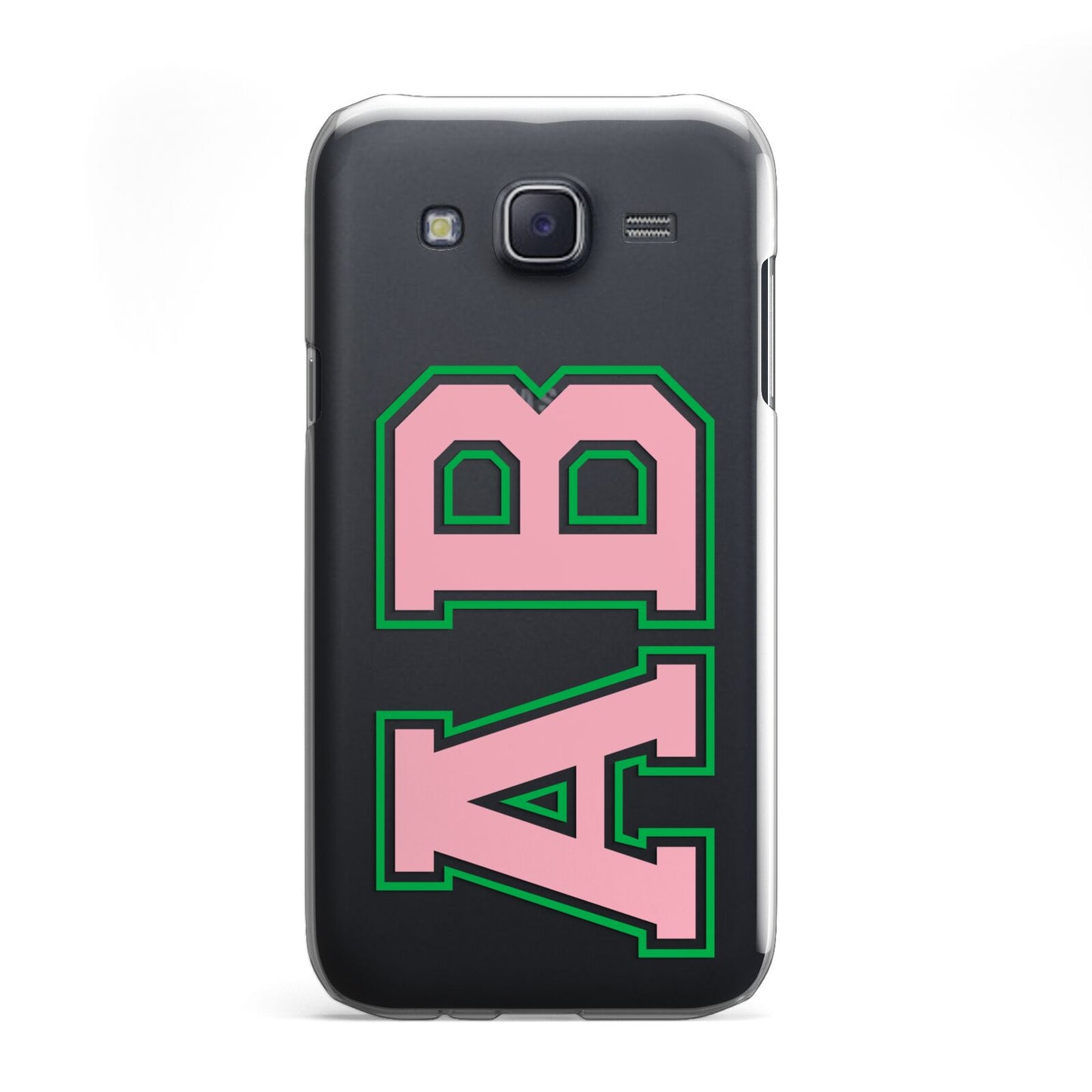 Custom Varsity Text Samsung Galaxy J5 Case