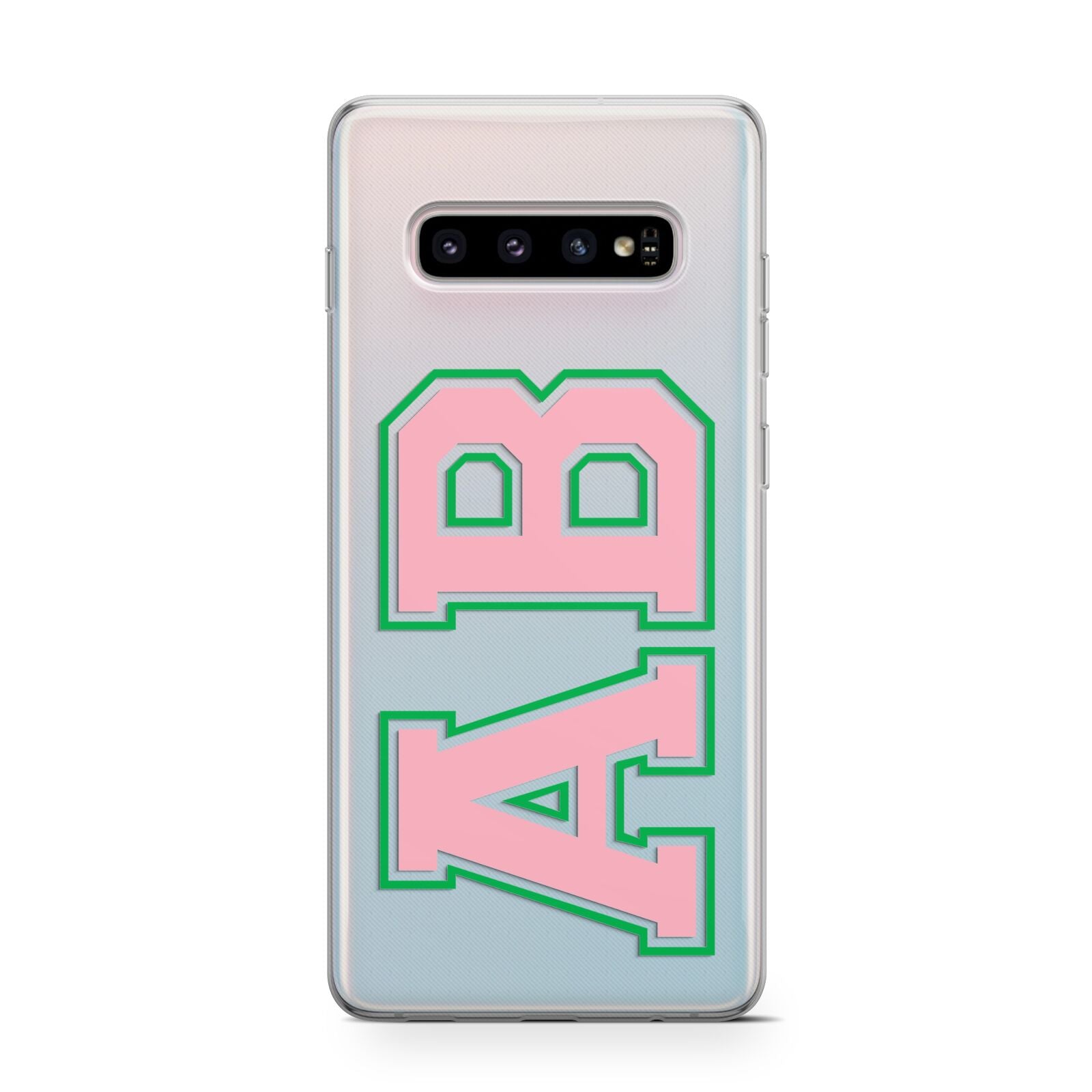 Custom Varsity Text Samsung Galaxy S10 Case