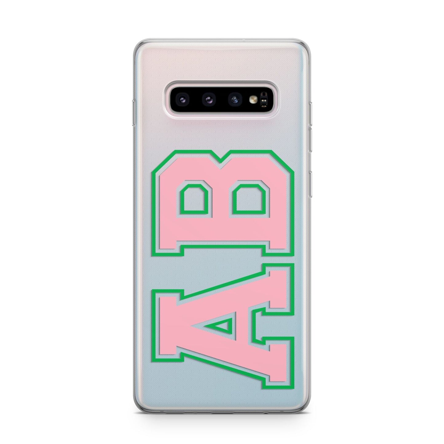 Custom Varsity Text Samsung Galaxy S10 Plus Case