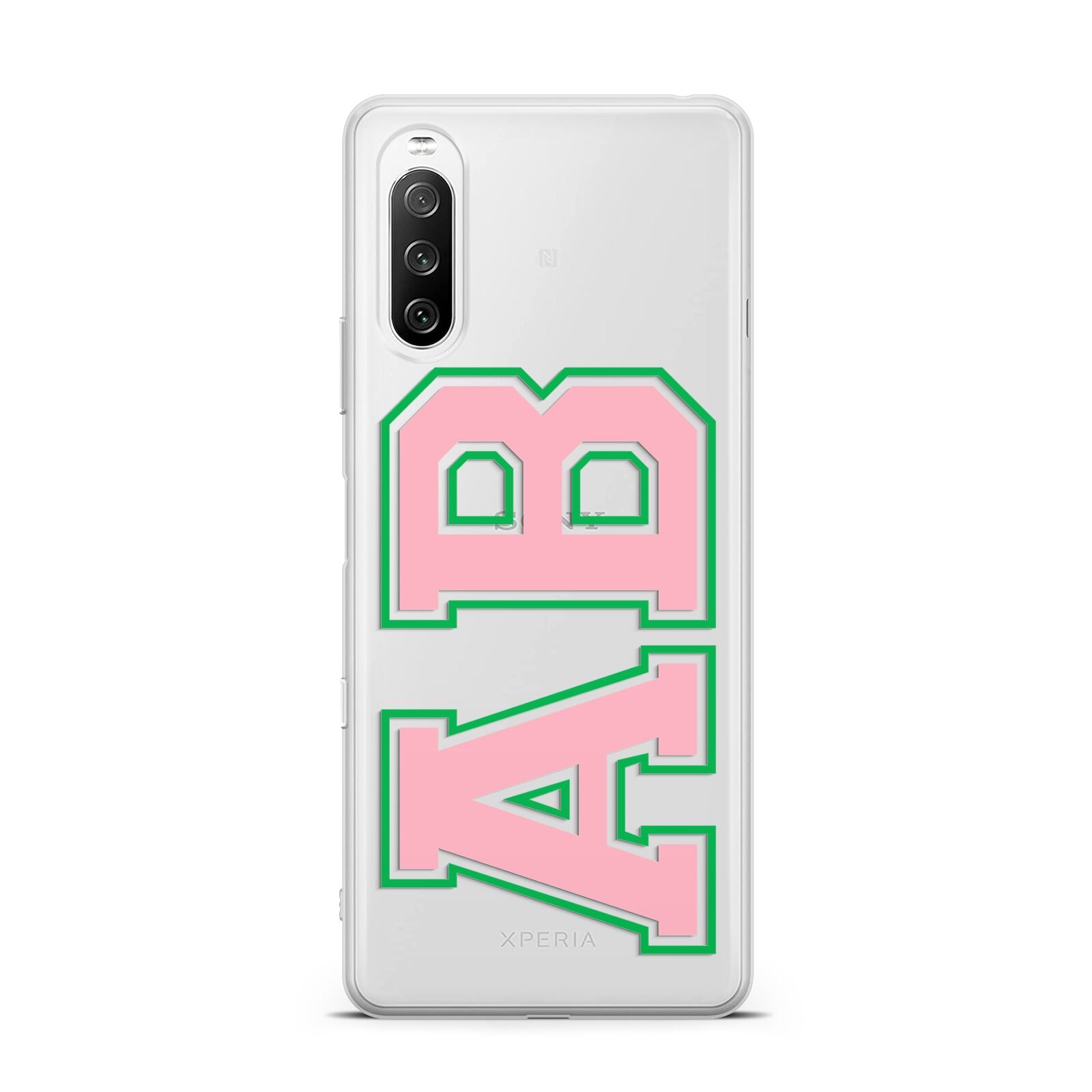 Custom Varsity Text Sony Xperia 10 III Case