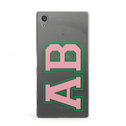 Custom Varsity Text Sony Xperia Case