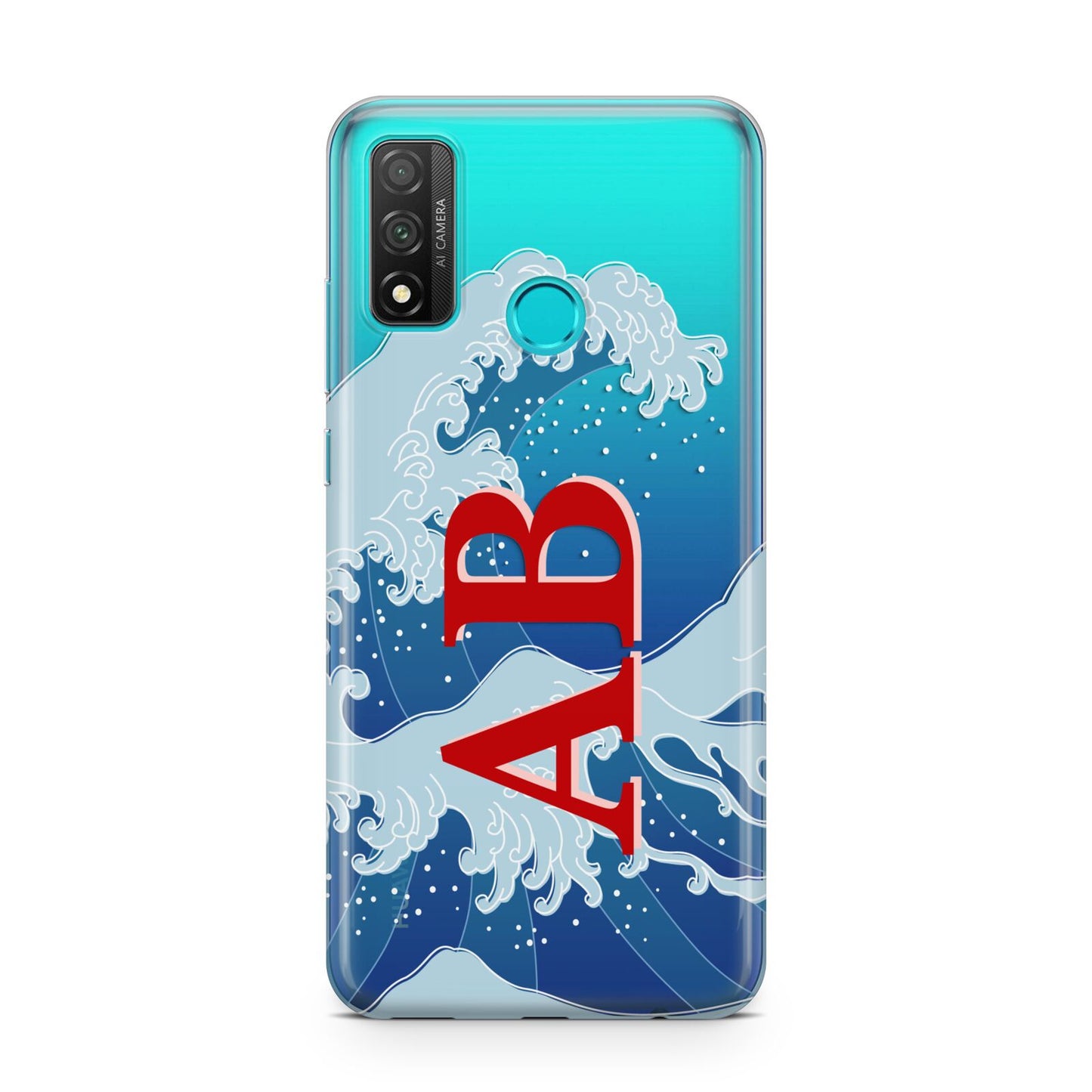 Custom Wave Initials Huawei P Smart 2020