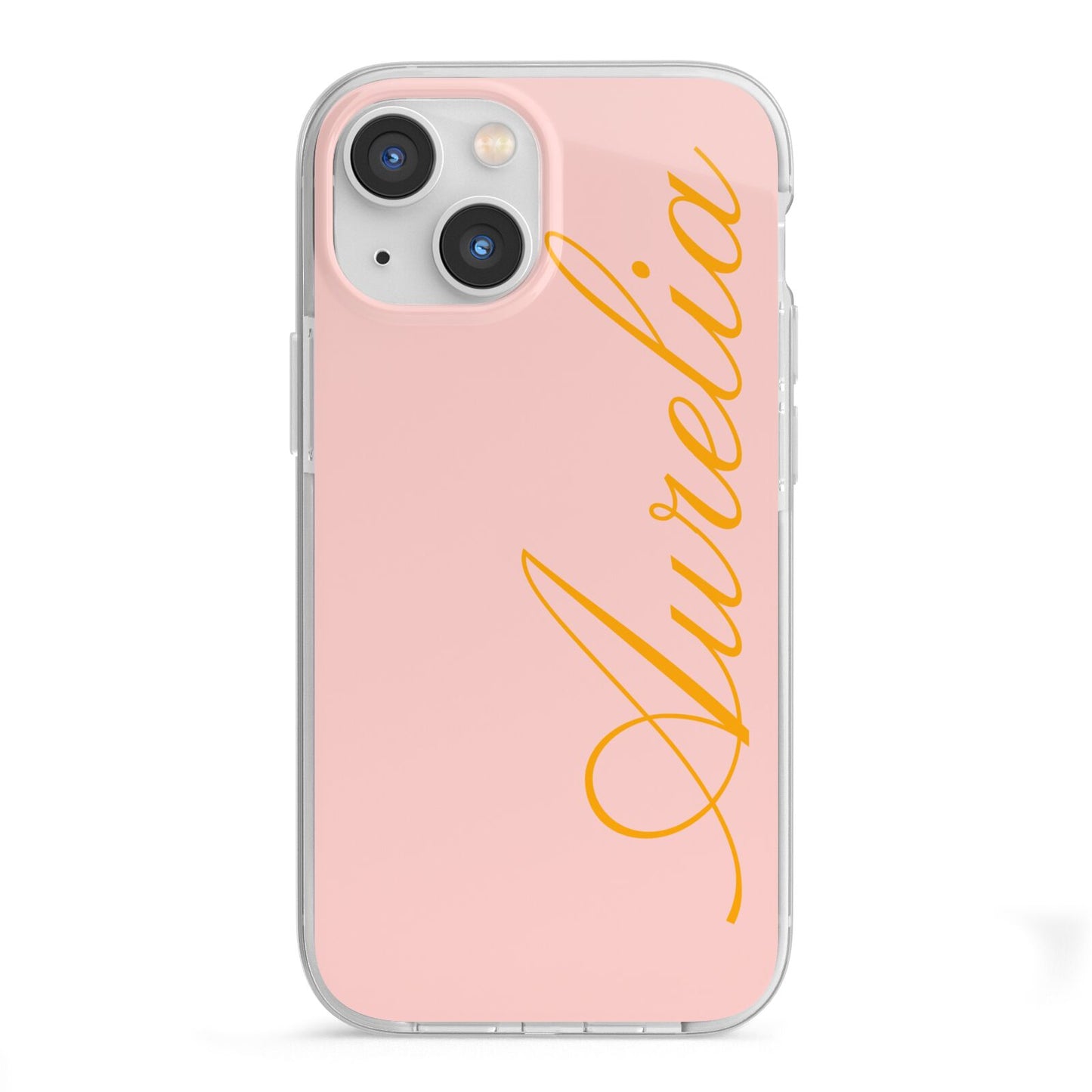 Custom iPhone 13 Mini TPU Impact Case with White Edges