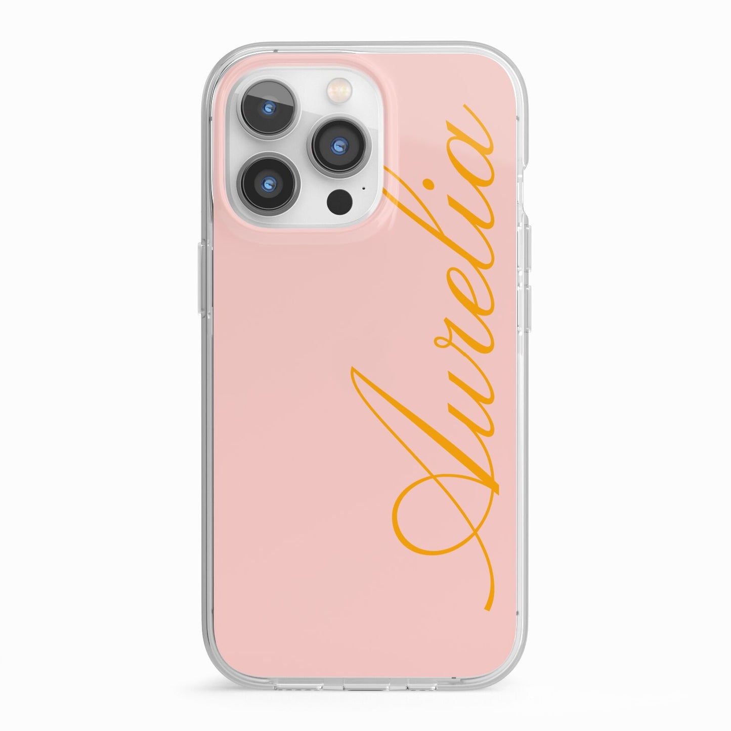 Custom iPhone 13 Pro TPU Impact Case with White Edges