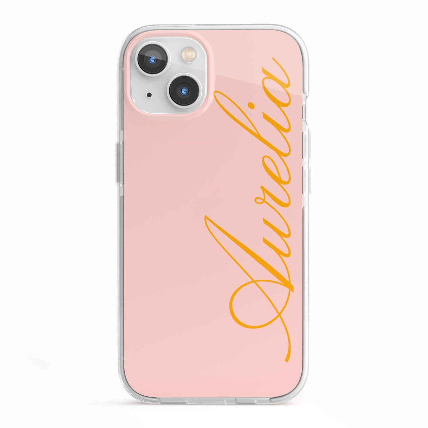 Custom iPhone 13 TPU Impact Case with White Edges