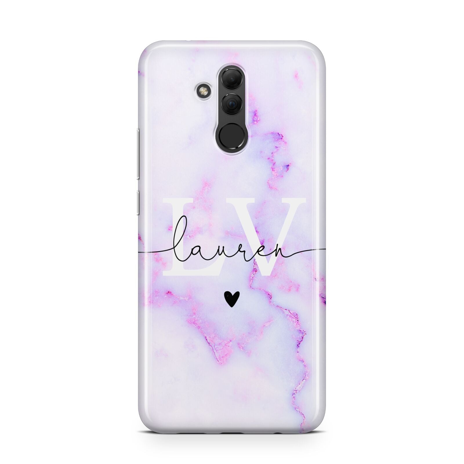 Customisable Name Initial Marble Huawei Mate 20 Lite