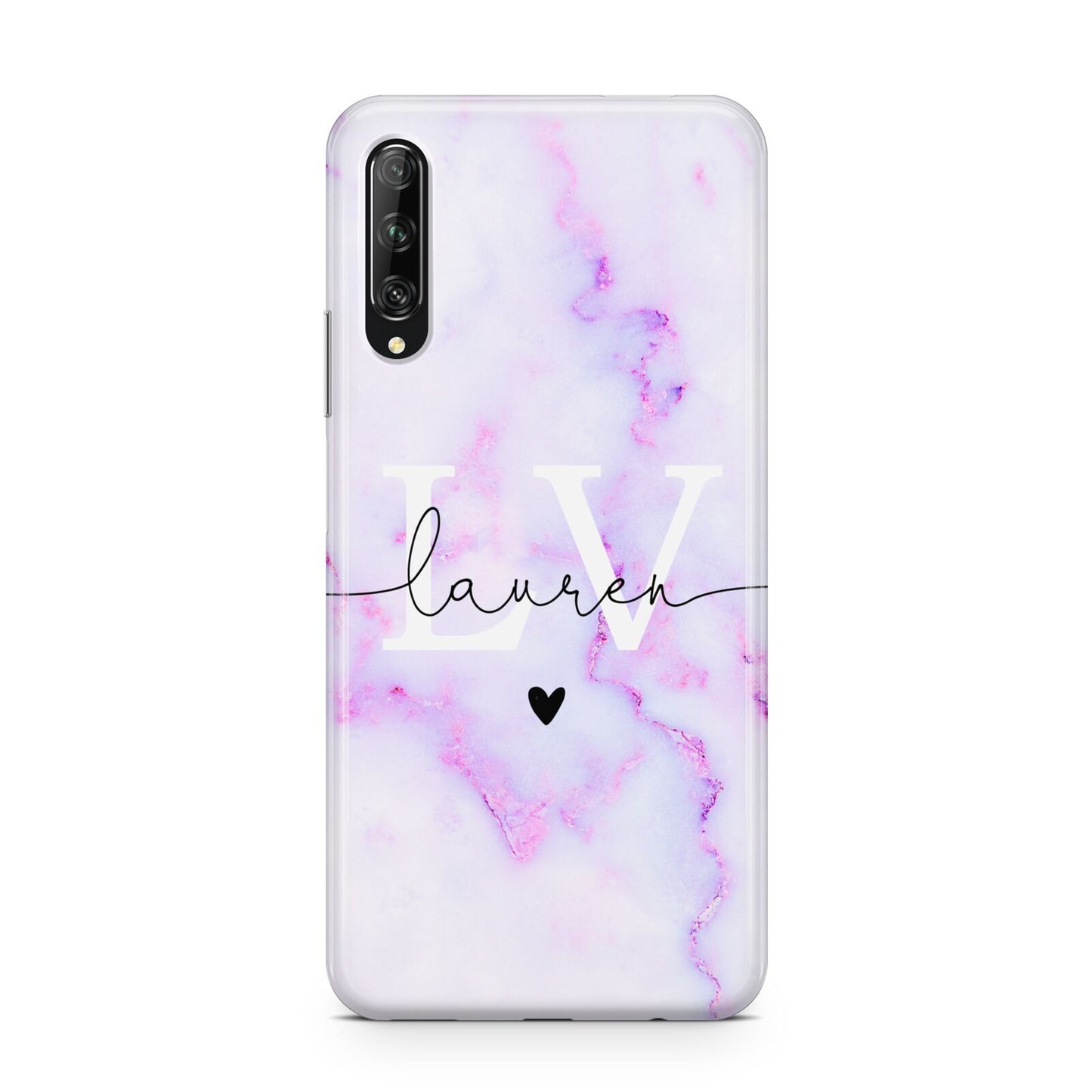 Customisable Name Initial Marble Huawei P Smart Pro 2019