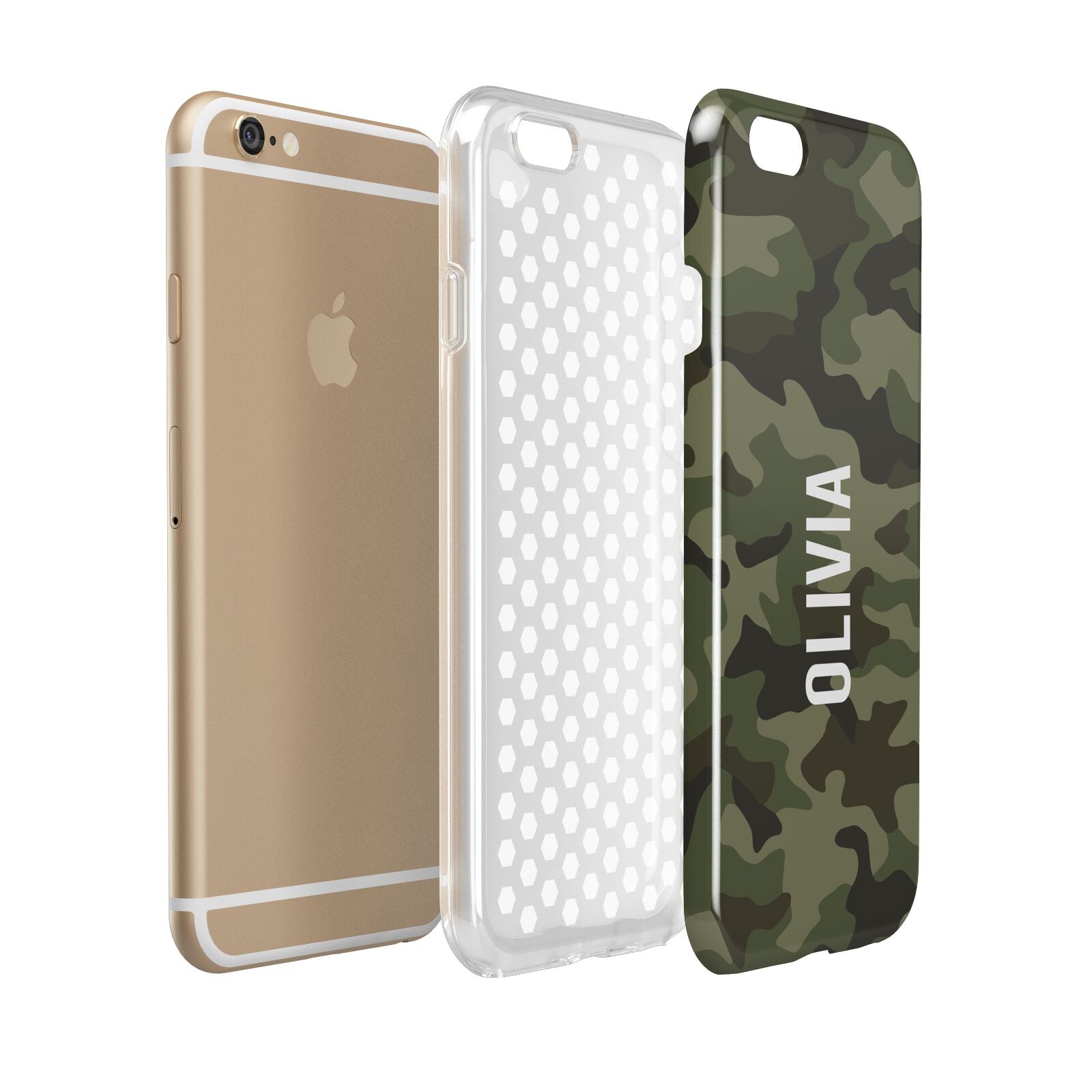 Customised Camouflage Apple iPhone 6 3D Tough Case Expanded view