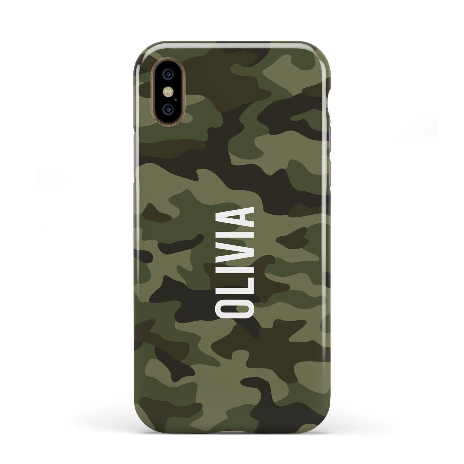 Customised Camouflage Apple iPhone XS 3D Tough