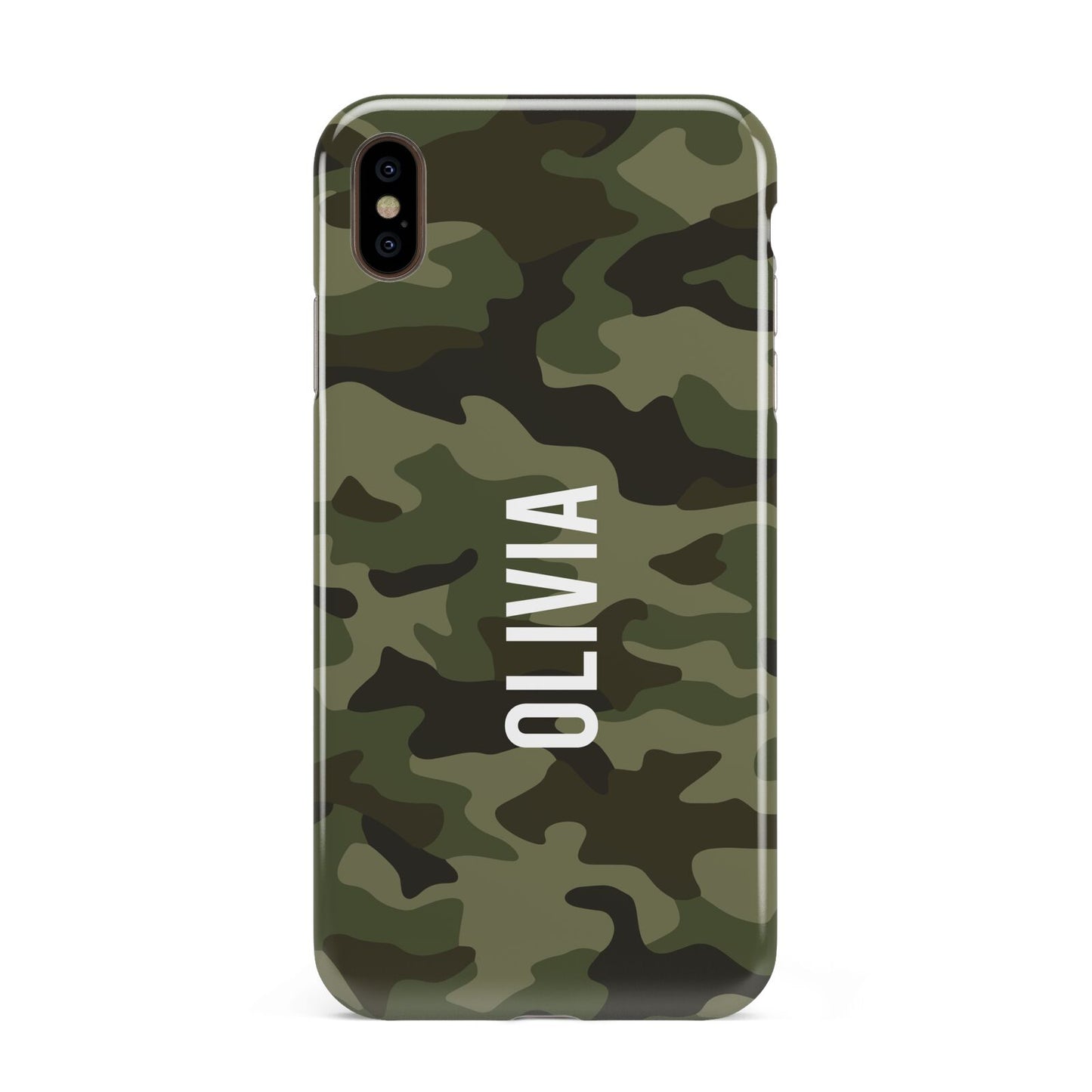 Customised Camouflage Apple iPhone Xs Max 3D Tough Case