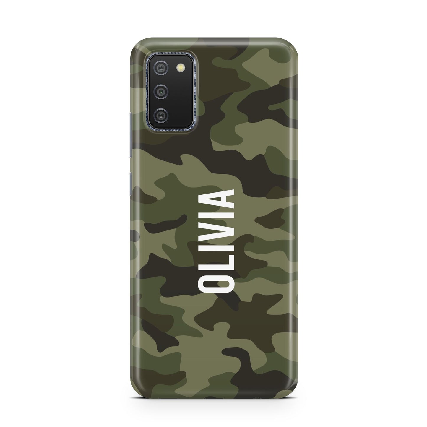 Customised Camouflage Samsung A02s Case