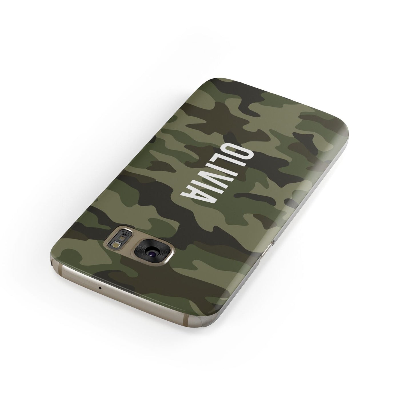 Customised Camouflage Samsung Galaxy Case Front Close Up