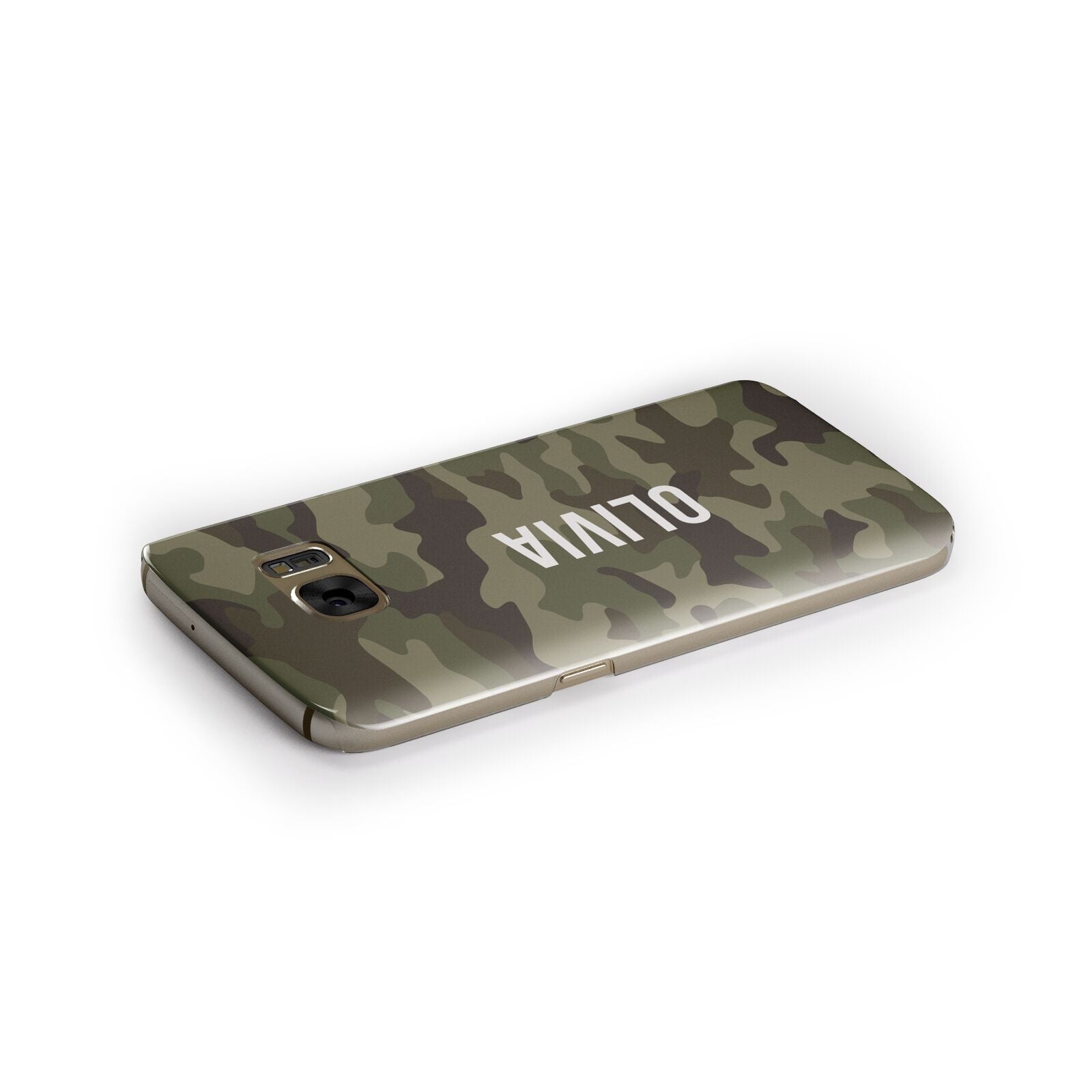 Customised Camouflage Samsung Galaxy Case Side Close Up