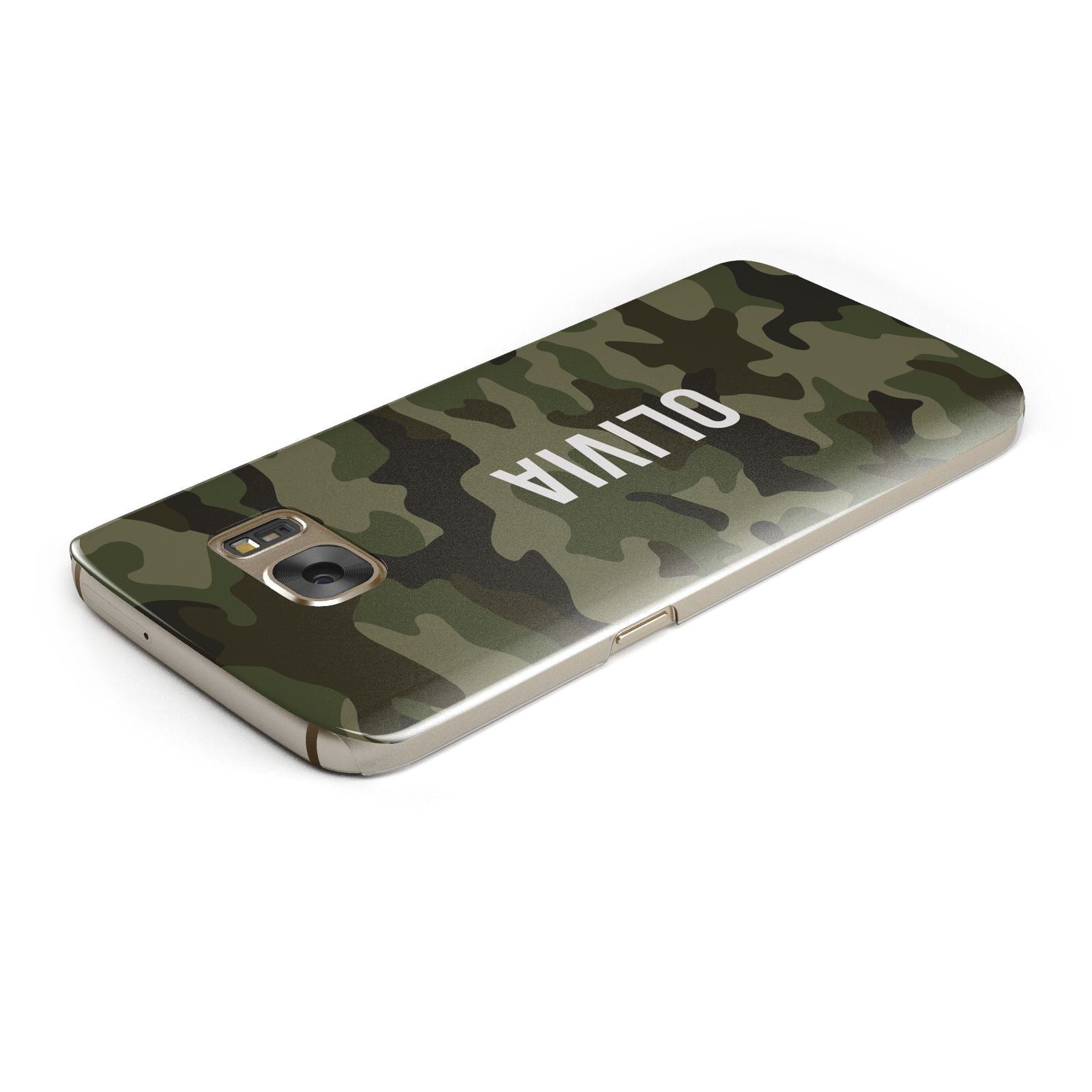 Customised Camouflage Samsung Galaxy Case Top Cutout