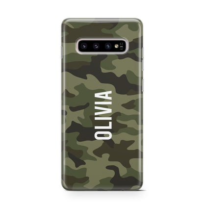 Customised Camouflage Samsung Galaxy S10 Case