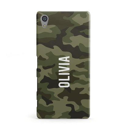 Customised Camouflage Sony Xperia Case