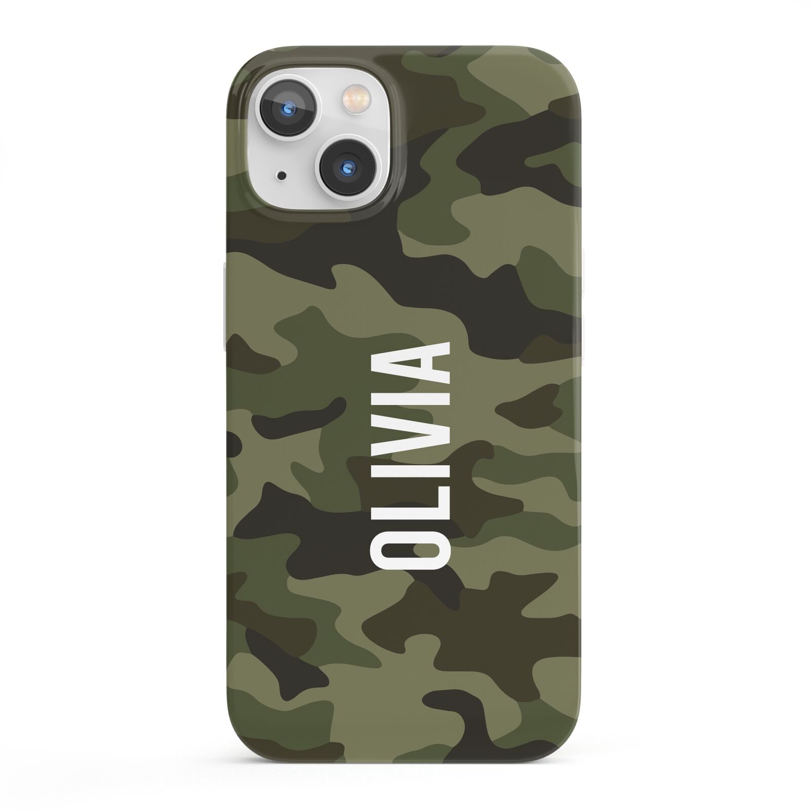 Customised Camouflage iPhone 13 Full Wrap 3D Snap Case