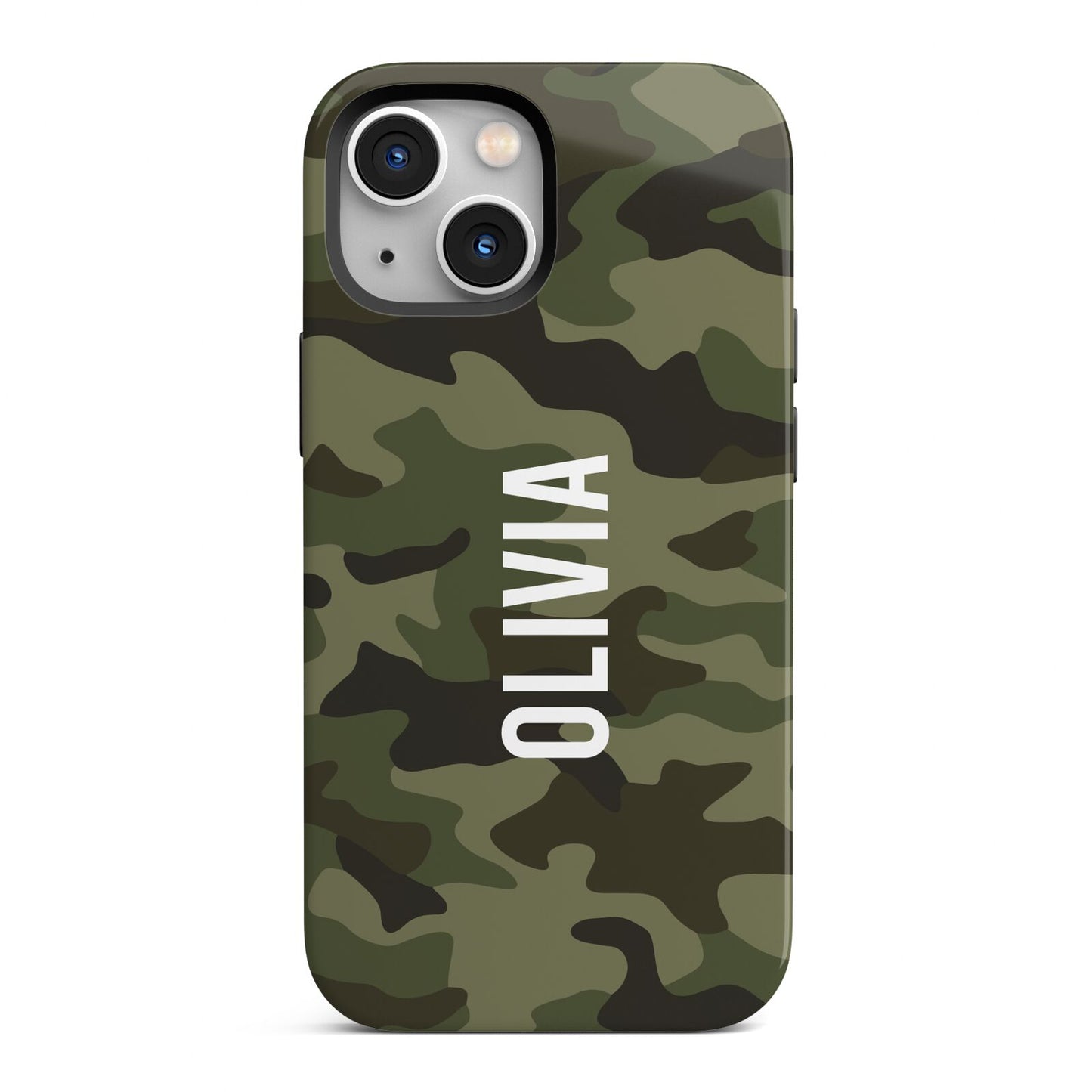 Customised Camouflage iPhone 13 Mini Full Wrap 3D Tough Case