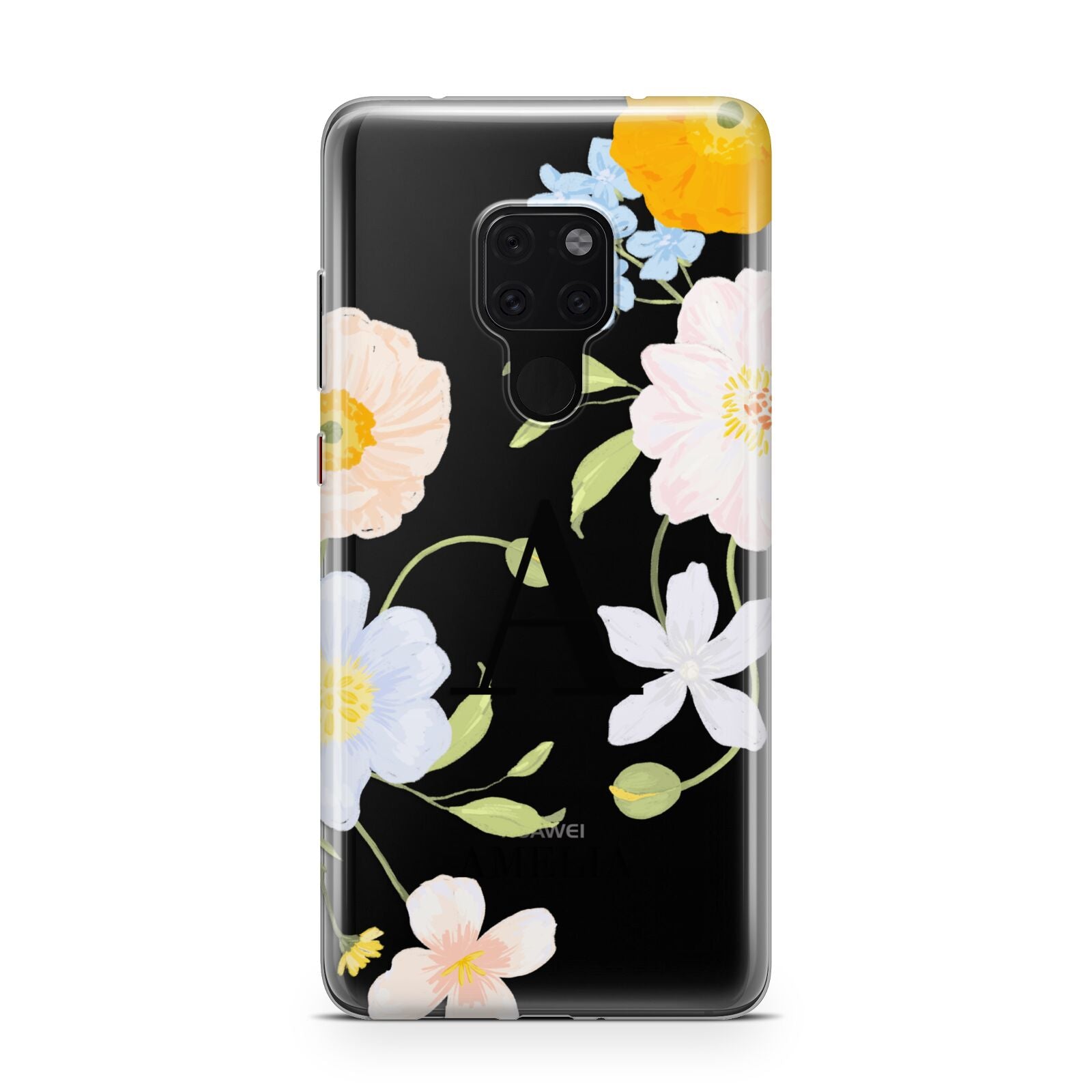 Customised Floral Huawei Mate 20 Phone Case