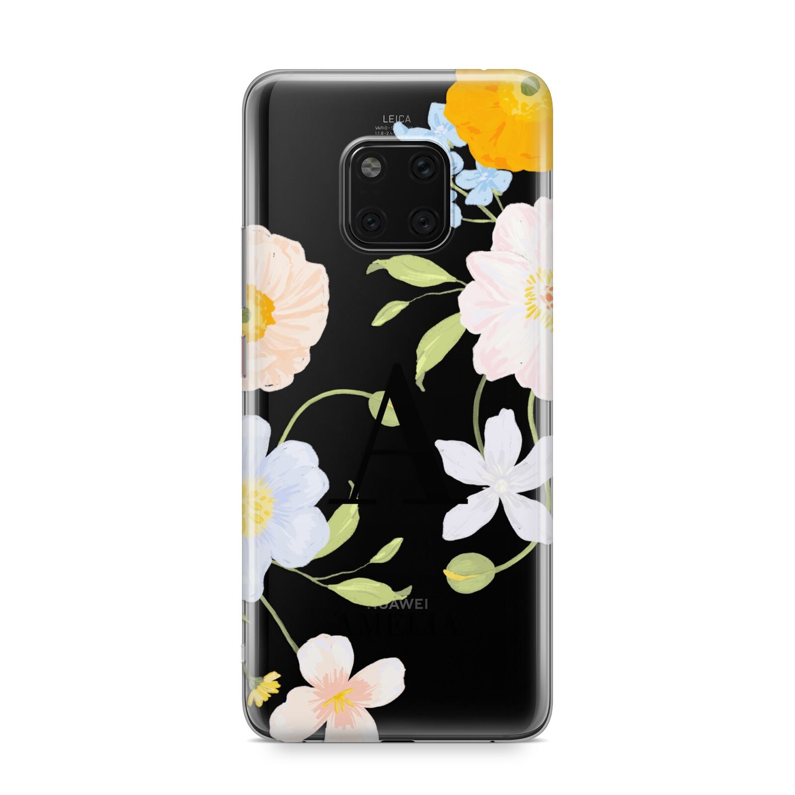 Customised Floral Huawei Mate 20 Pro Phone Case