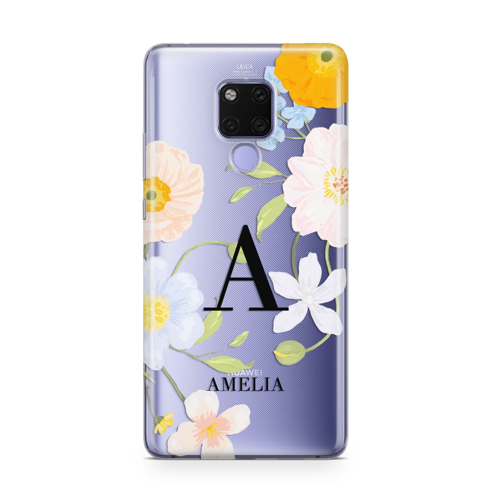 Customised Floral Huawei Mate 20X Phone Case