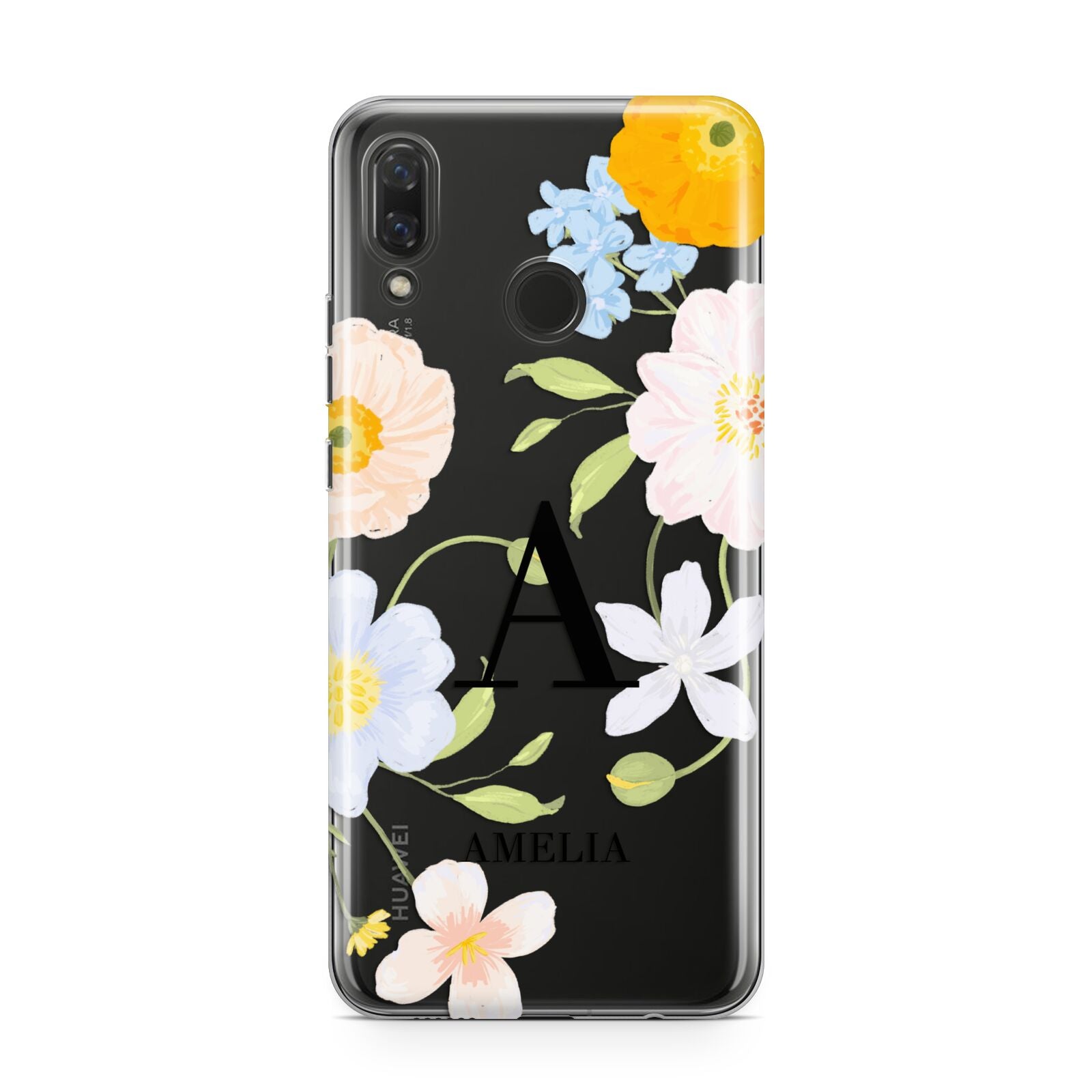 Customised Floral Huawei Nova 3 Phone Case