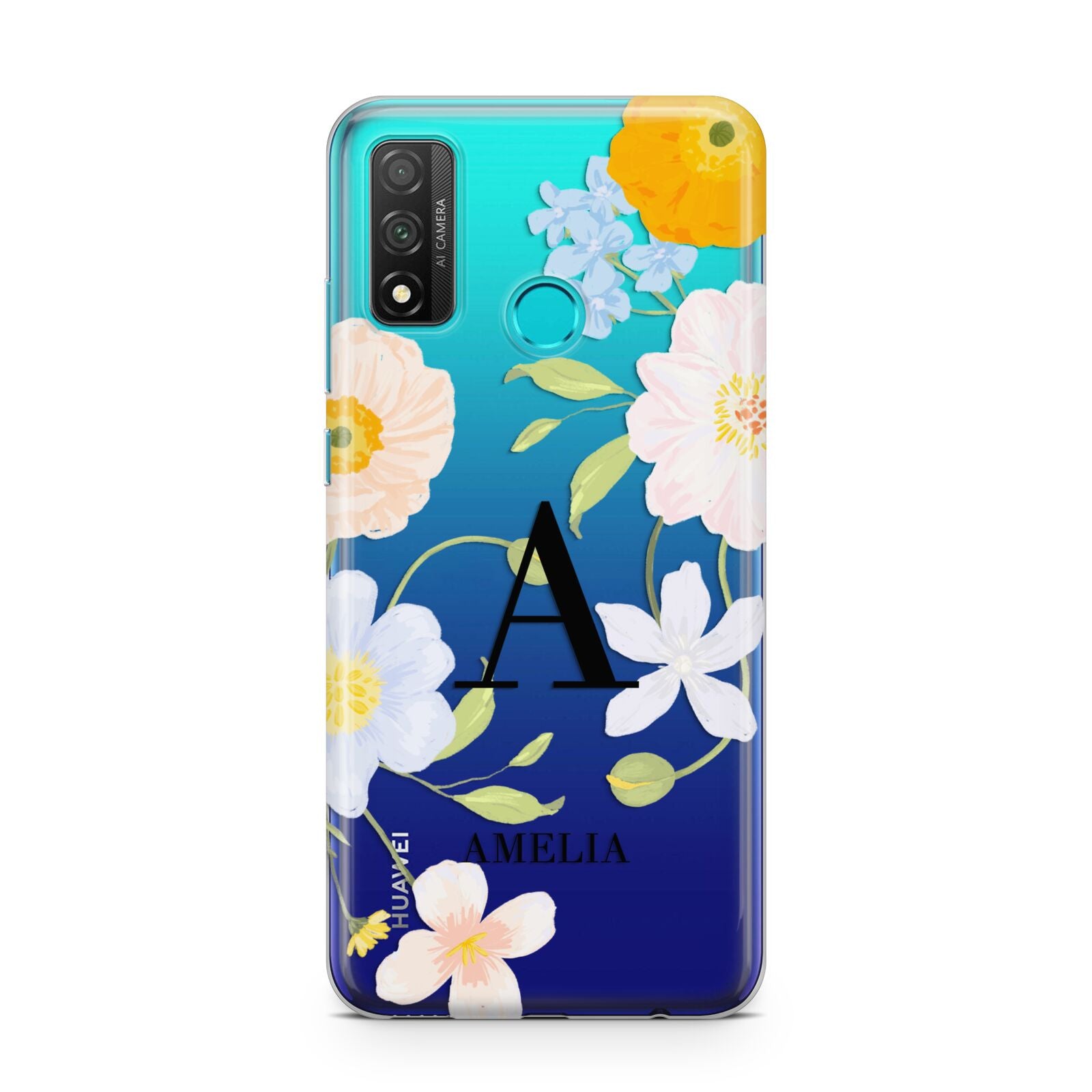 Customised Floral Huawei P Smart 2020