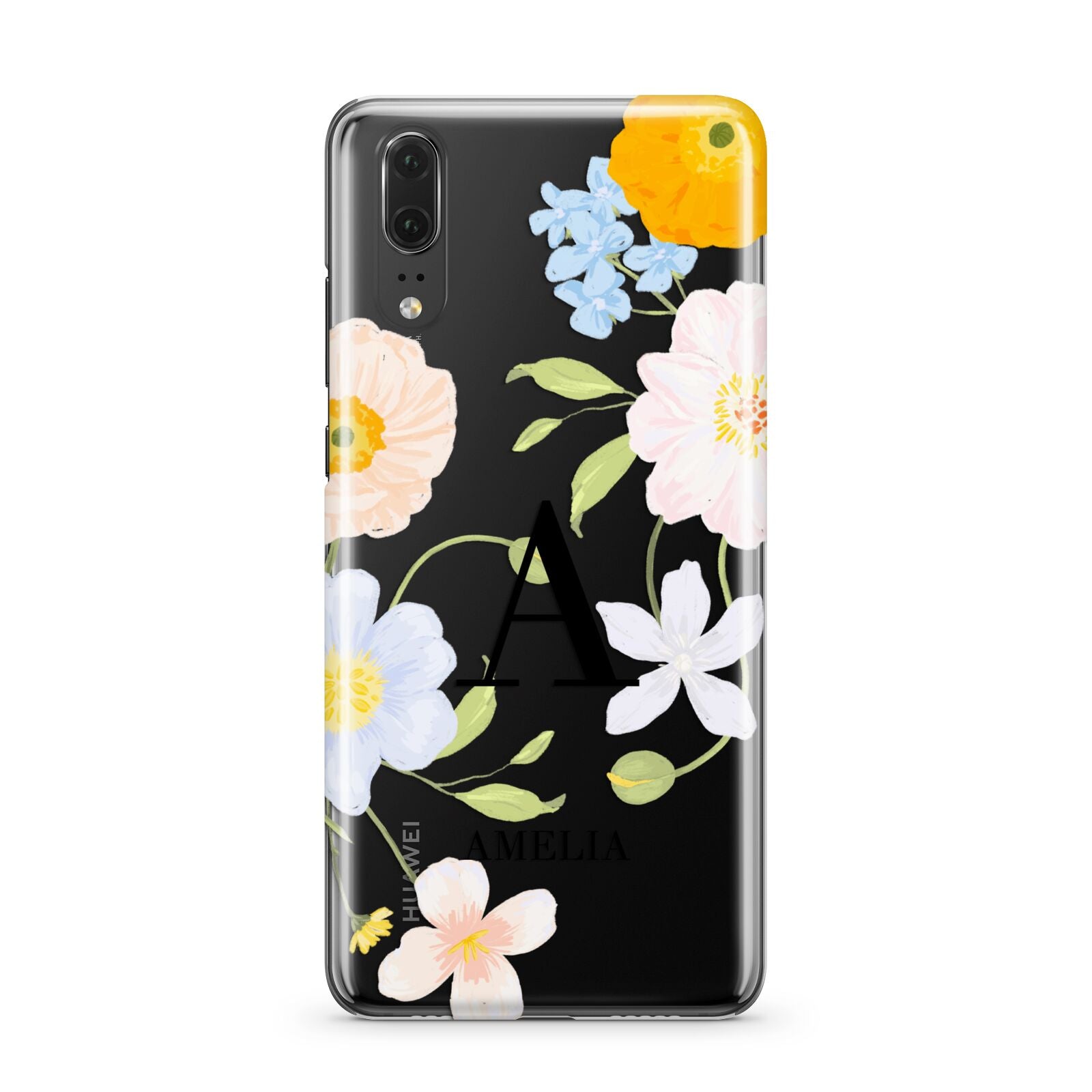 Customised Floral Huawei P20 Phone Case