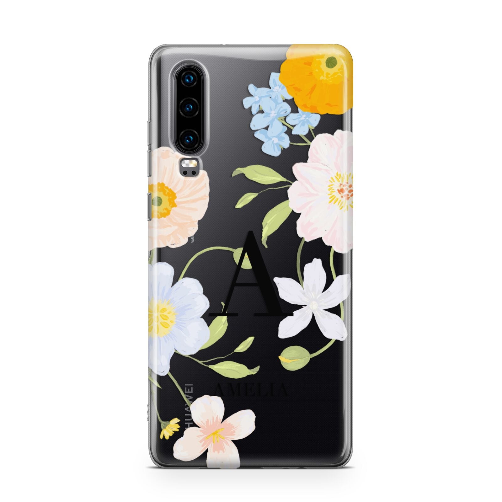 Customised Floral Huawei P30 Phone Case