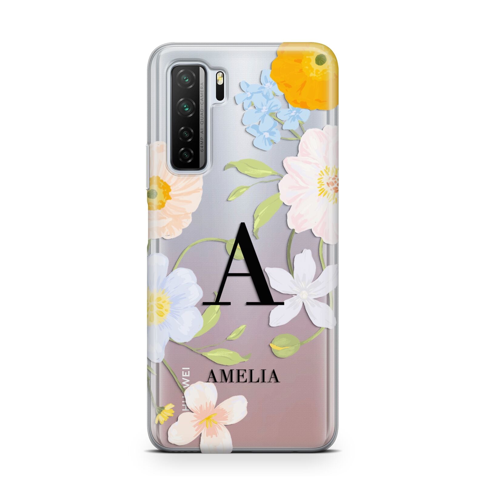 Customised Floral Huawei P40 Lite 5G Phone Case