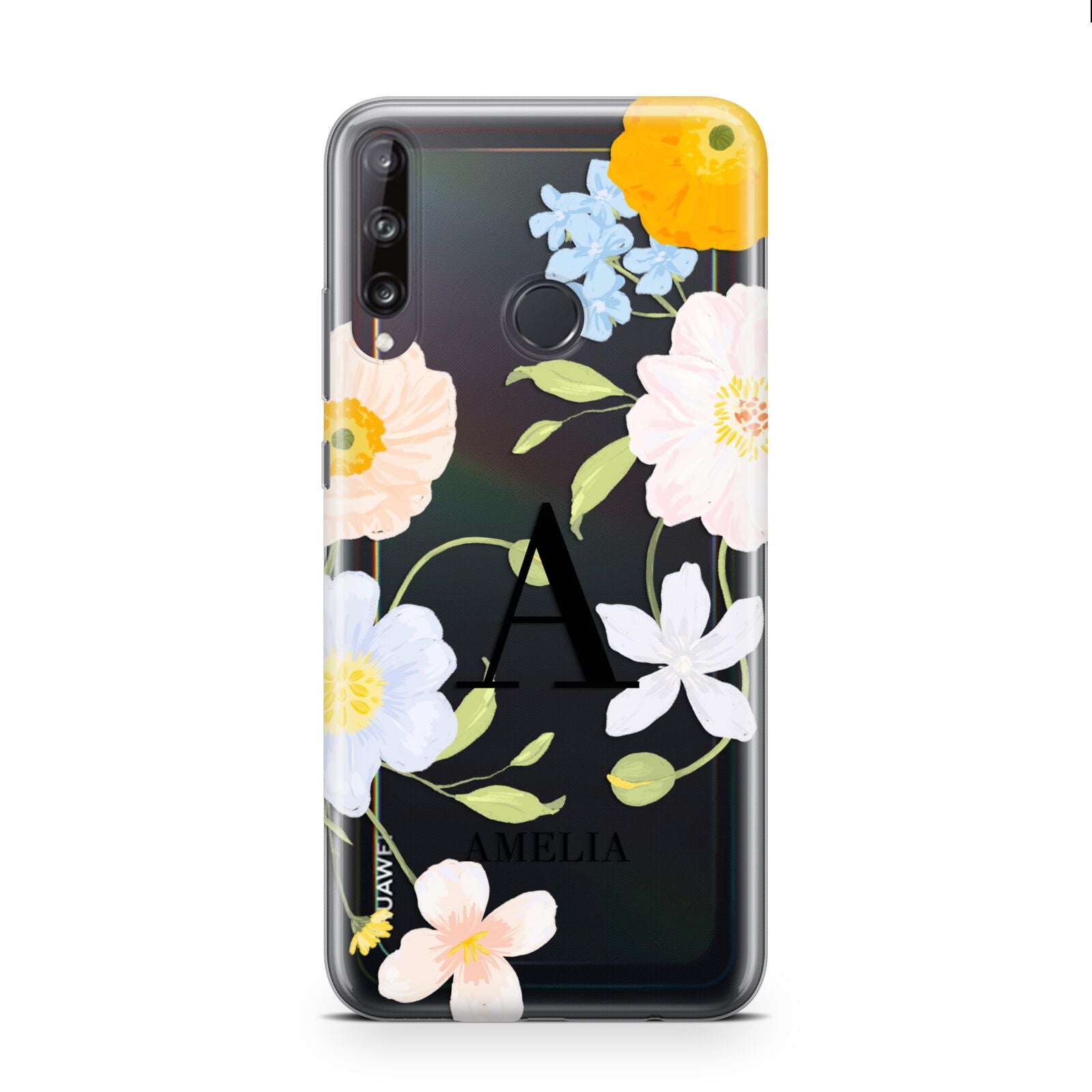 Customised Floral Huawei P40 Lite E Phone Case