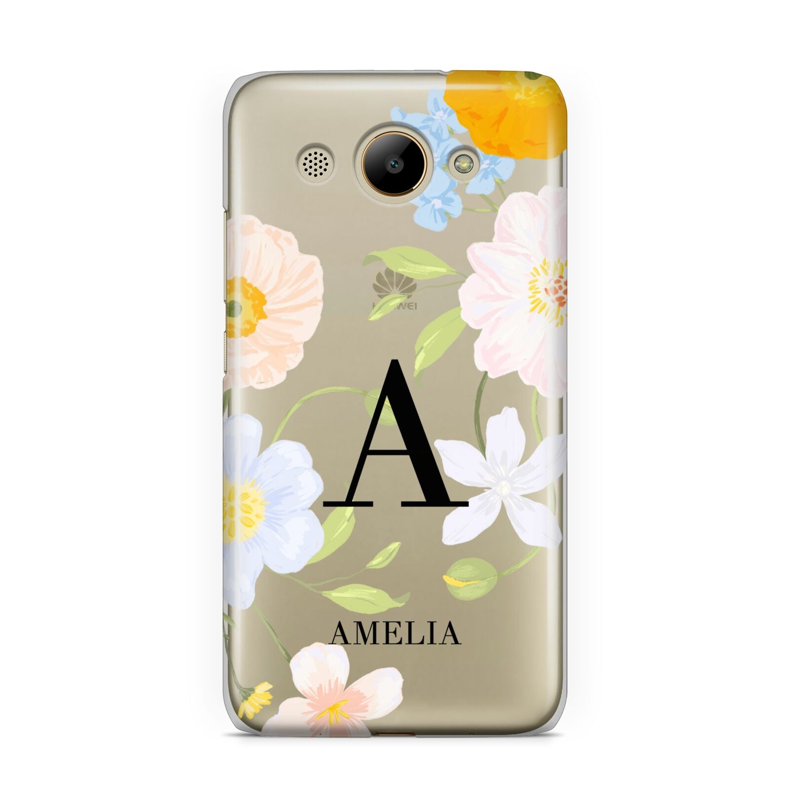 Customised Floral Huawei Y3 2017